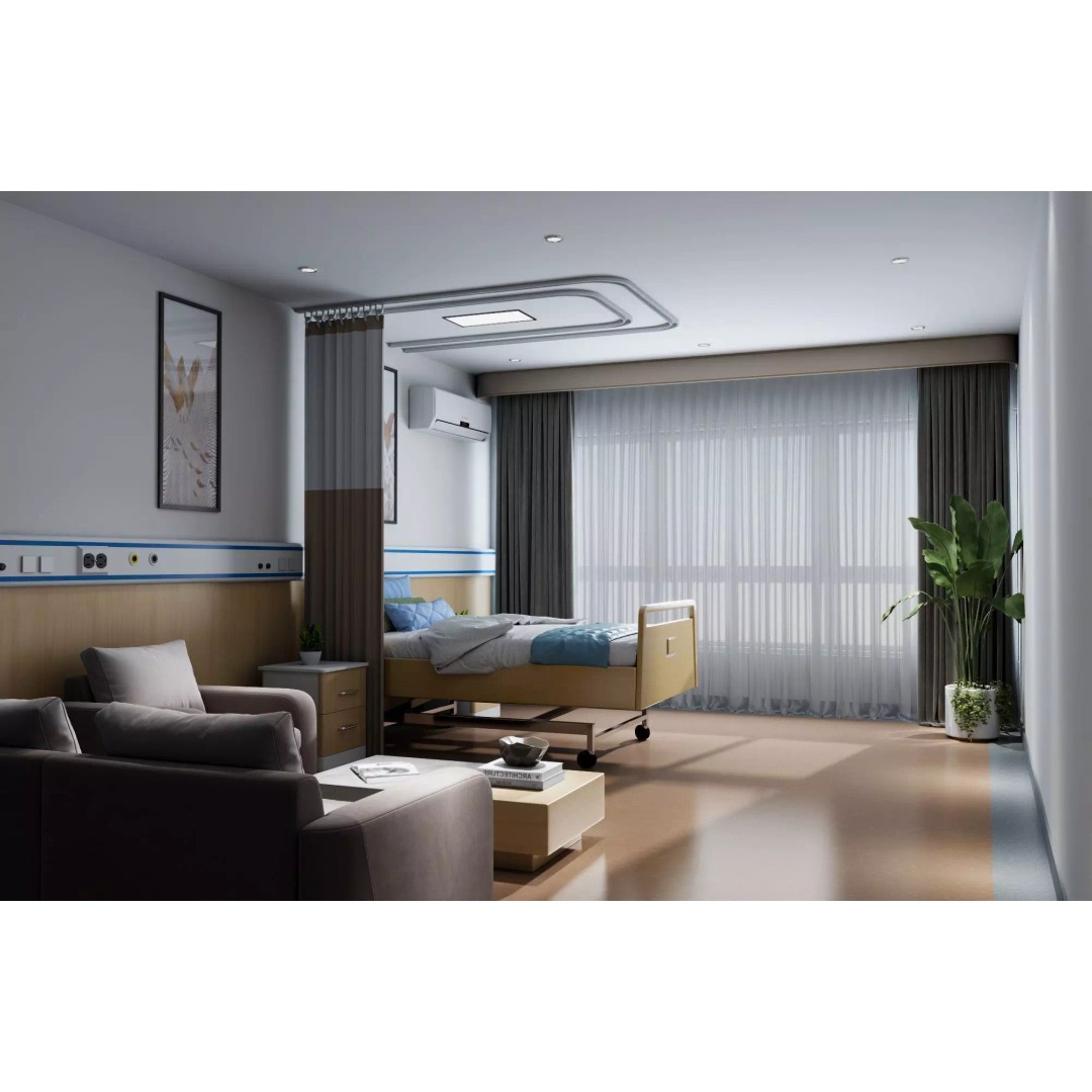 Hospital Room 3D Model – Low Poly Interior for Healthcare Visualizations - View 3
