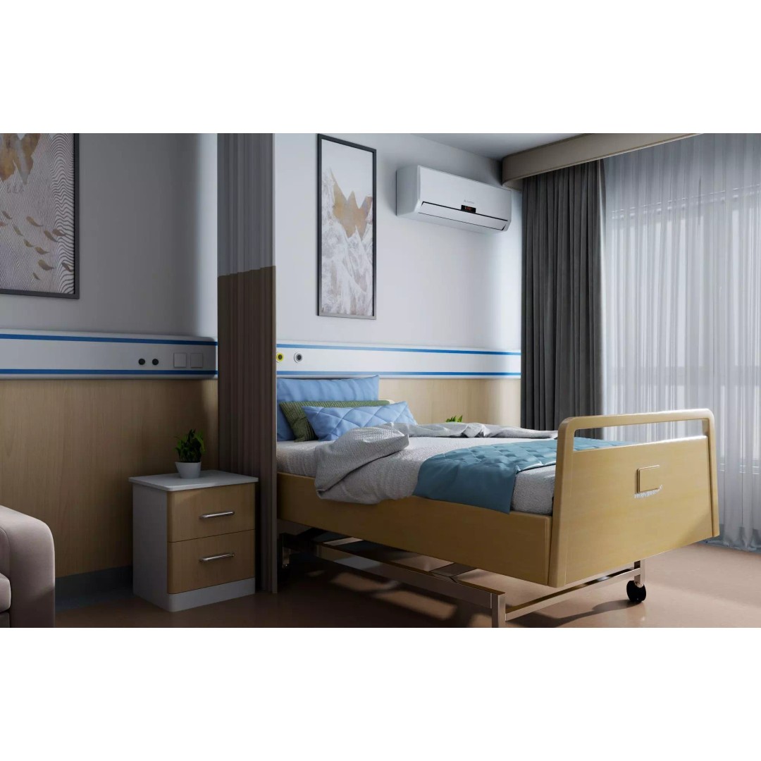 Hospital Room 3D Model – Low Poly Interior for Healthcare Visualizations - View 4