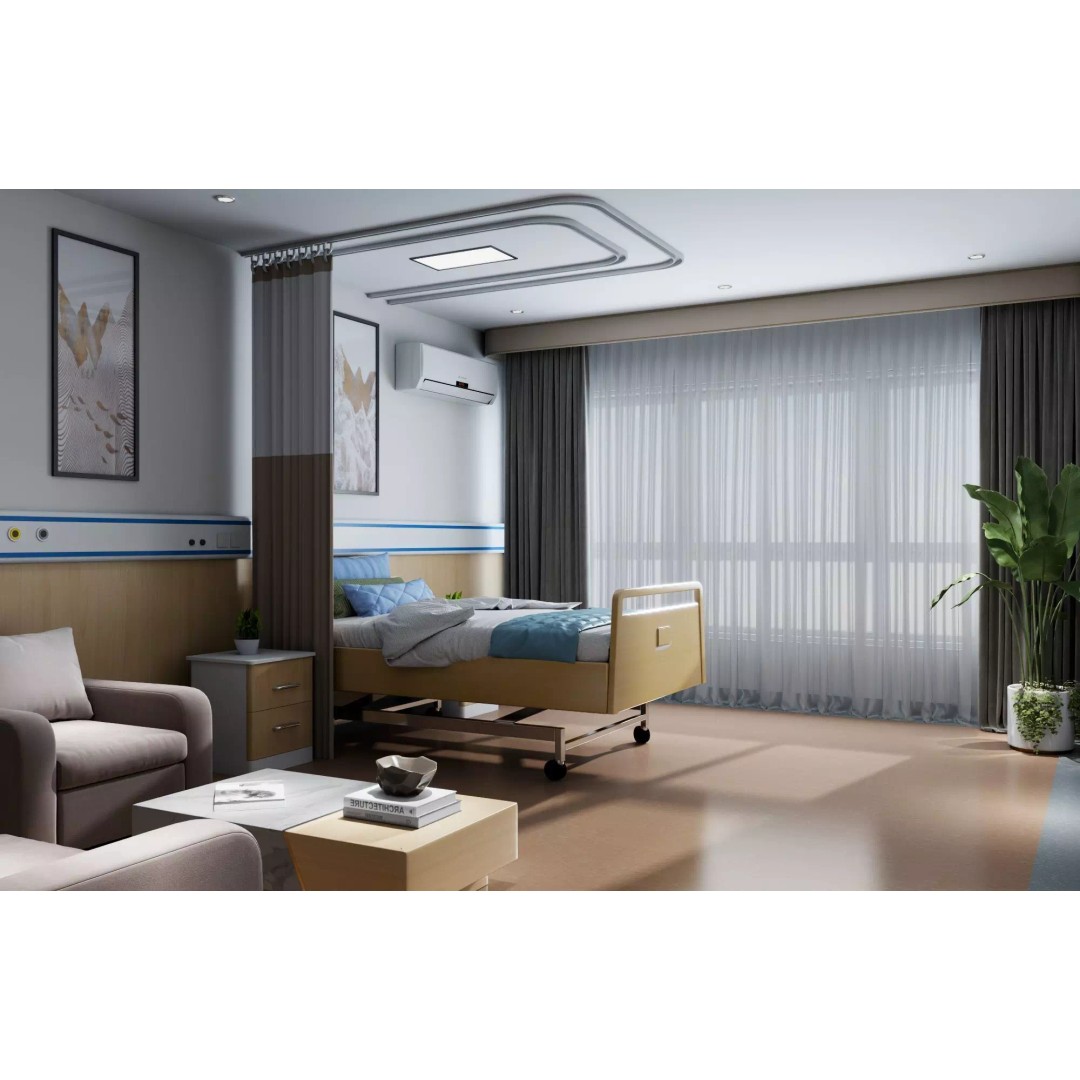 Hospital Room 3D Model – Low Poly Interior for Healthcare Visualizations - View 8