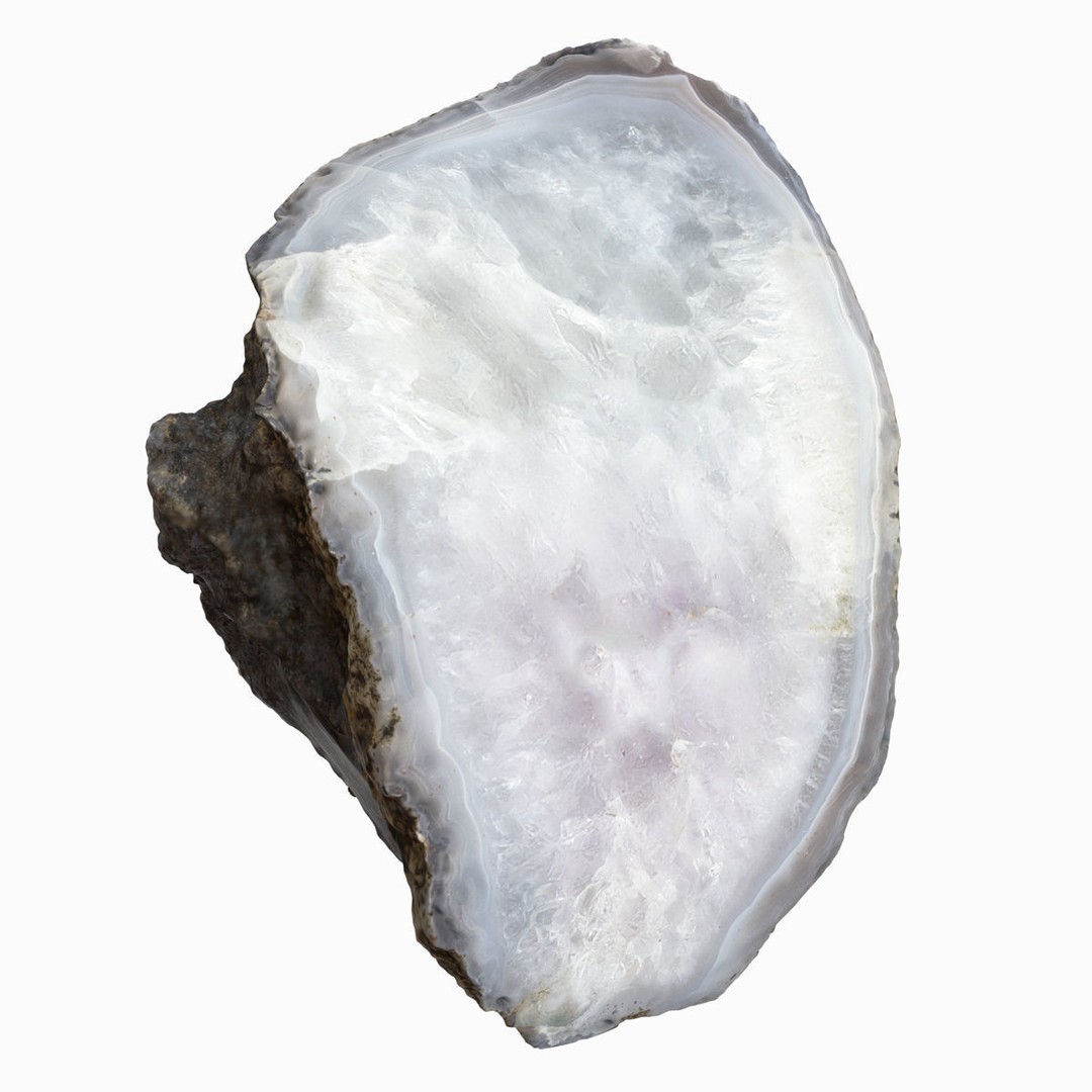 Agate Gemstone 3D Model – Low Poly PBR Game Asset, FBX - View 5