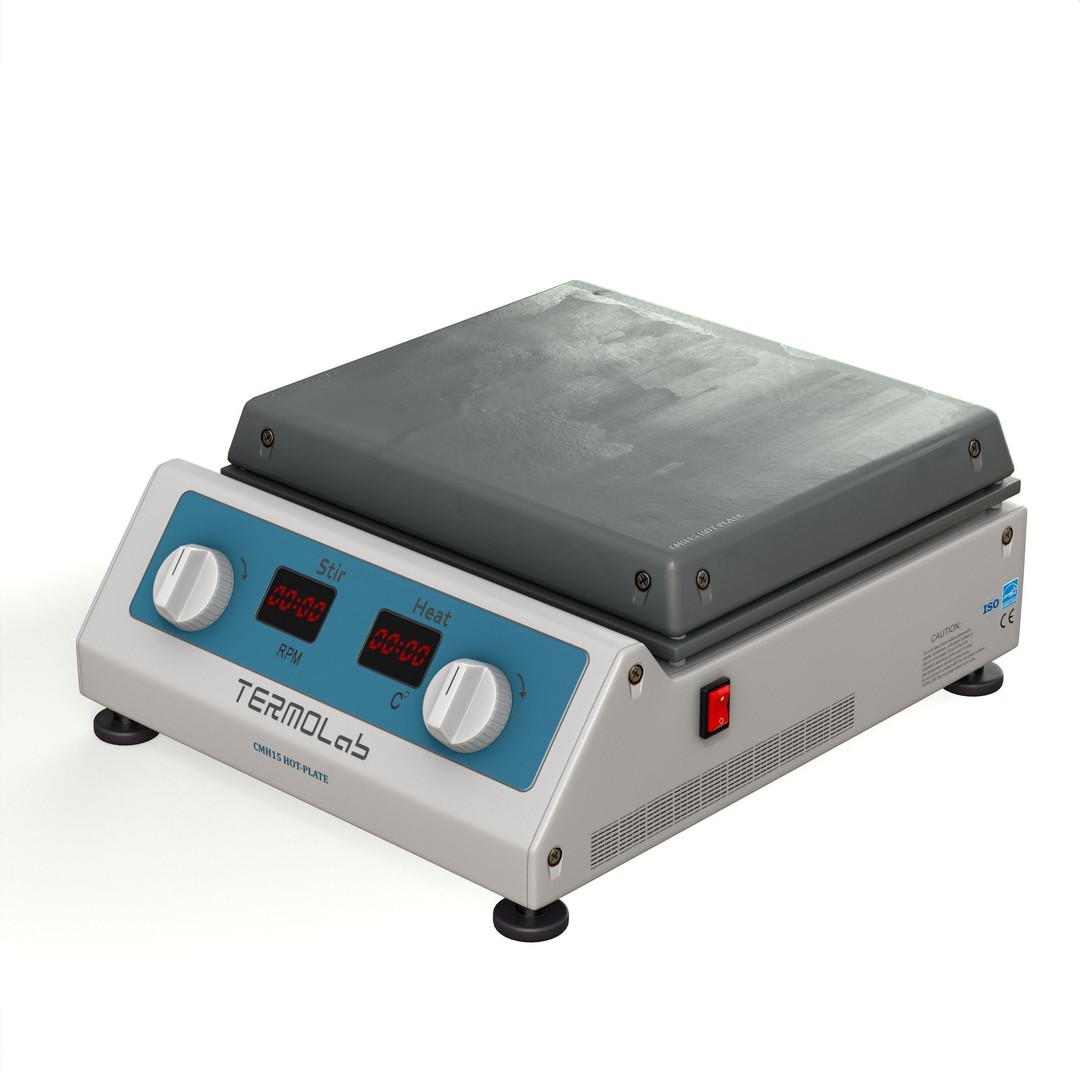 Laboratory Equipment 3D Model – Low Poly PBR Medical Assets, FBX, OBJ - View 4