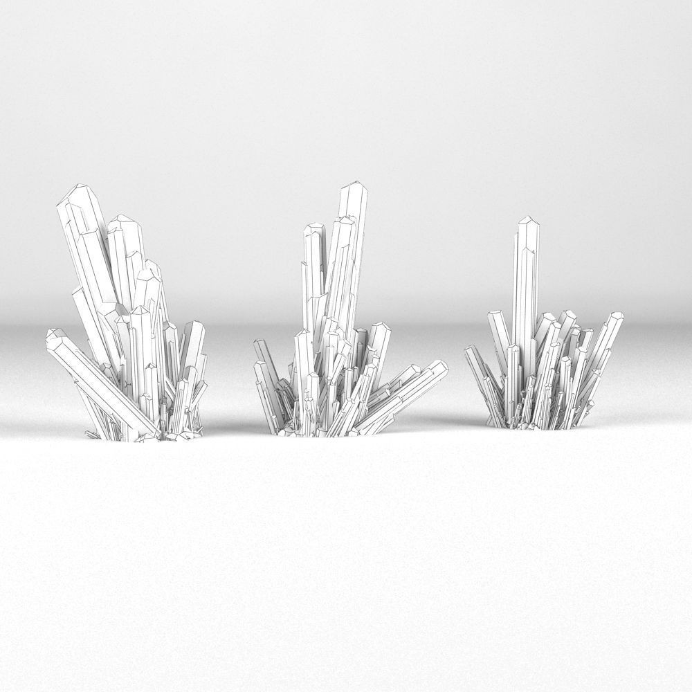 High-Resolution Crystal 3D Model – Realistic Mineral Asset, FBX, OBJ - View 7