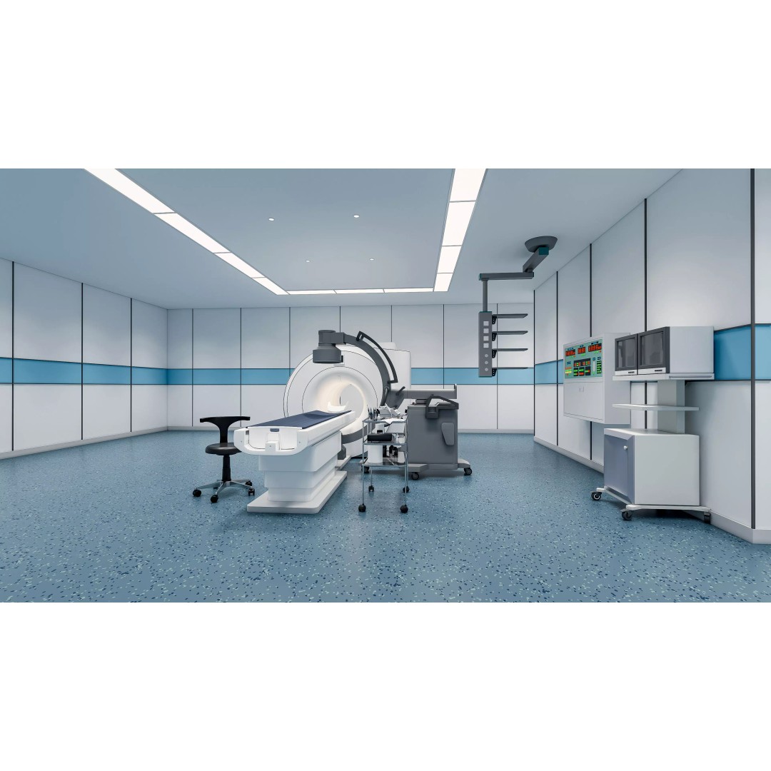 Hospital CT Scan 3D Model – Detailed Medical Interior Bundle, FBX - View 3