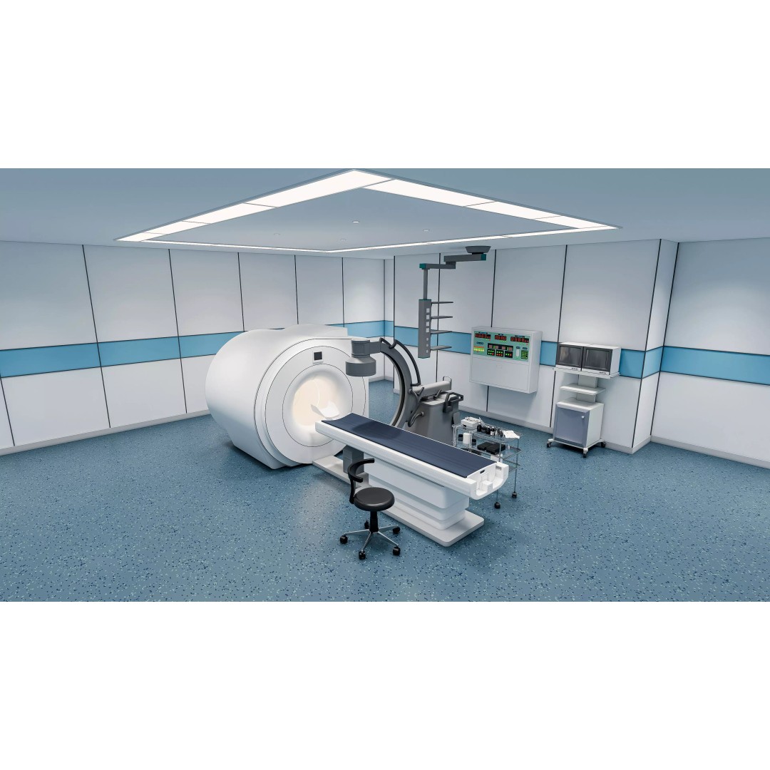 Hospital CT Scan 3D Model – Detailed Medical Interior Bundle, FBX - View 4