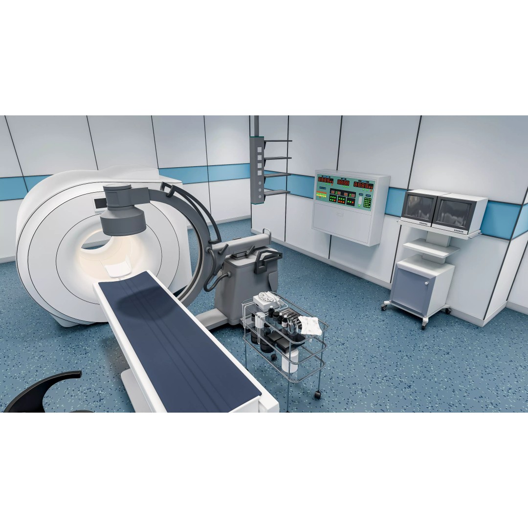 Hospital CT Scan 3D Model – Detailed Medical Interior Bundle, FBX - View 6