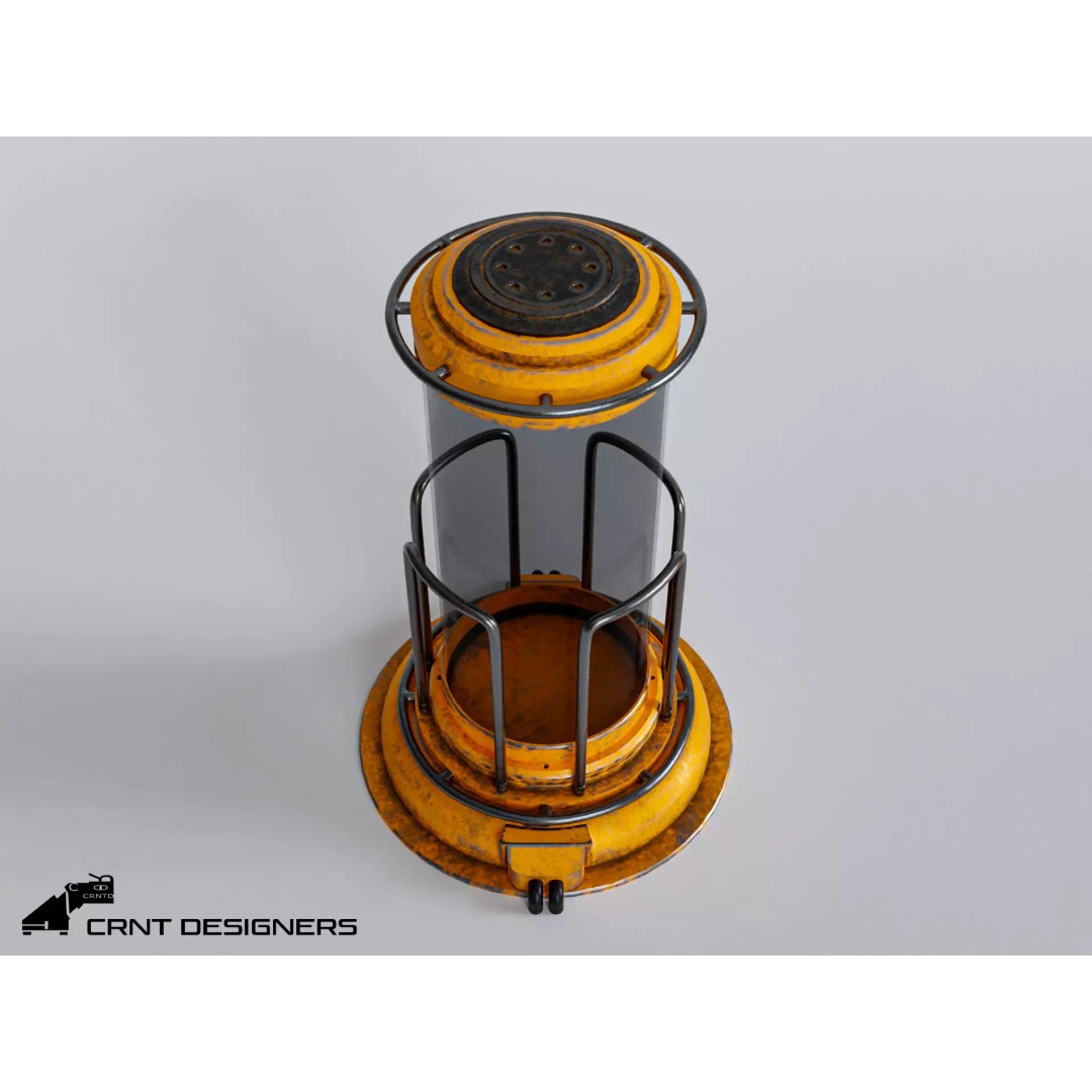Sci-Fi Lab Container 3D Model – Low Poly PBR Game Asset, FBX, OBJ - View 2