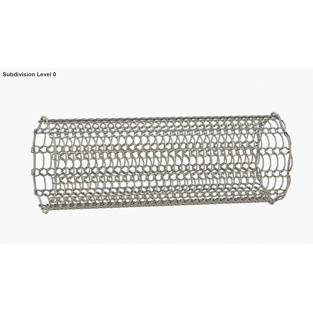 Stents 3D Model – Low Poly Medical Asset, FBX, PBR Textures - View 15