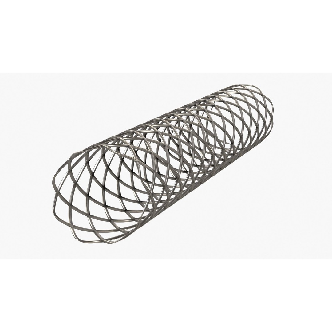 Stents 3D Model – Low Poly Medical Asset, FBX, PBR Textures - View 26