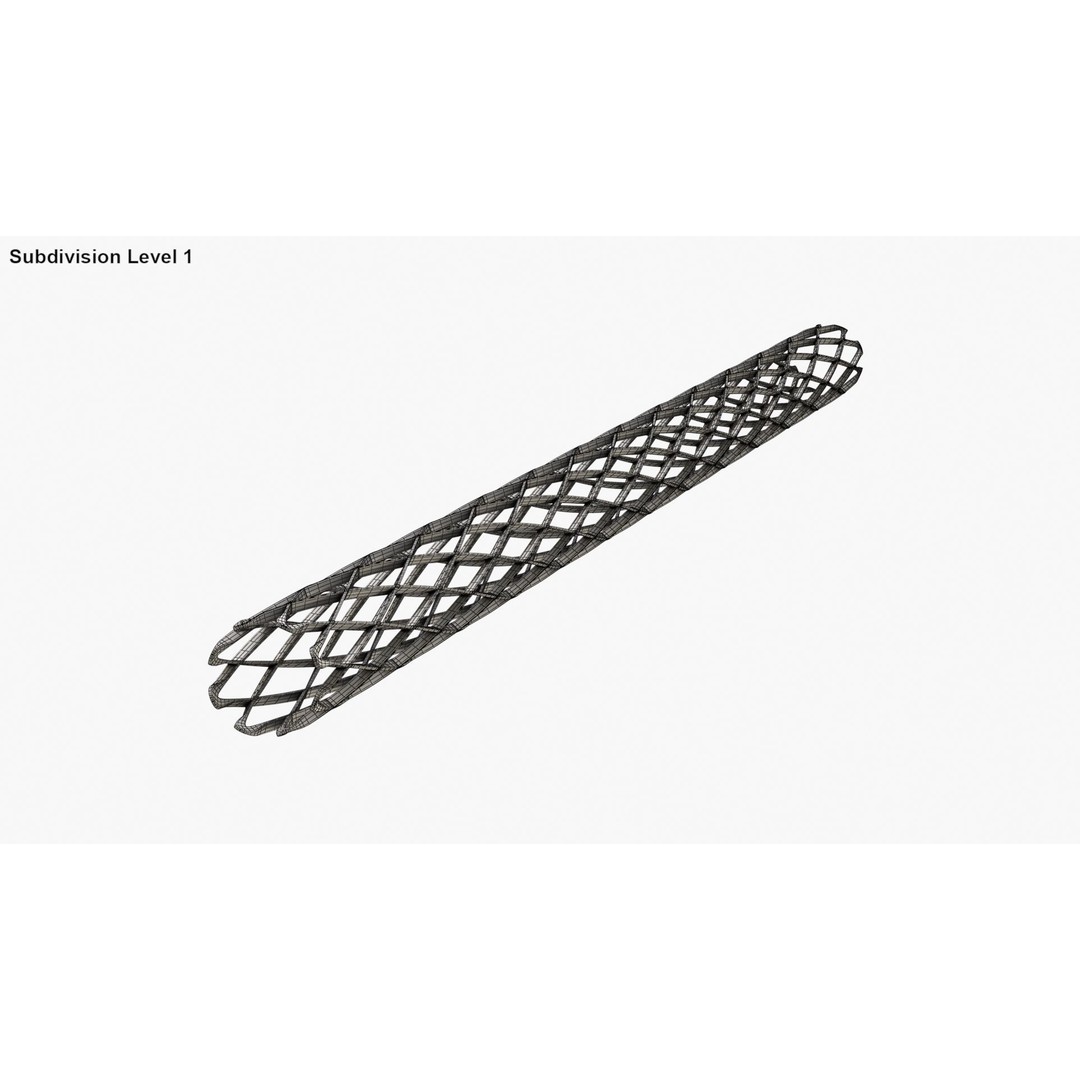 Stents 3D Model – Low Poly Medical Asset, FBX, PBR Textures - View 28
