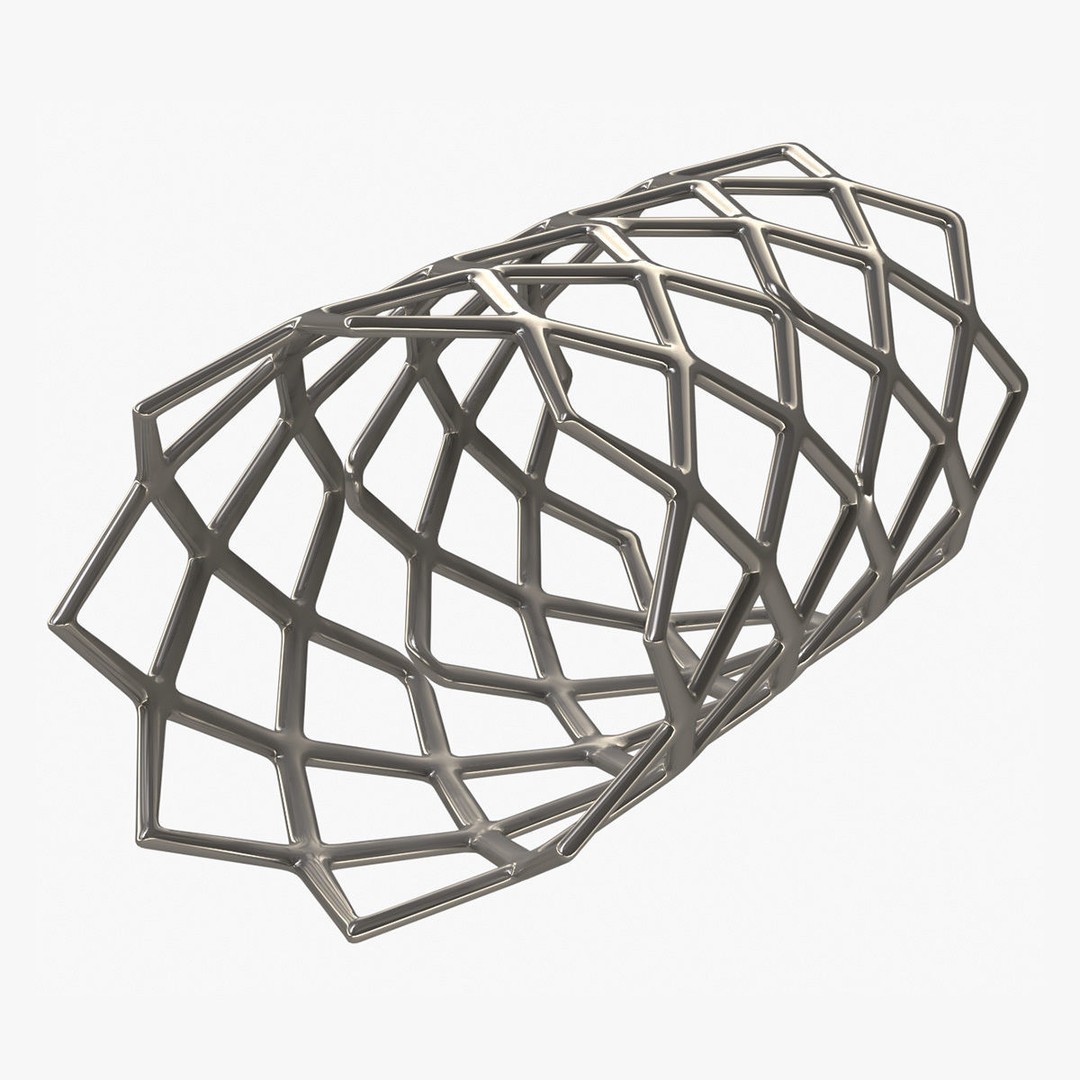 Stents 3D Model – Low Poly Medical Asset, FBX, PBR Textures - View 5