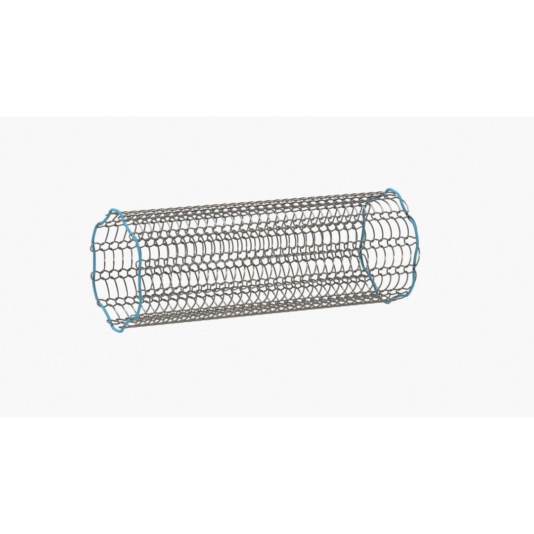 Stents 3D Model – Low Poly Medical Asset, FBX, PBR Textures - View 9