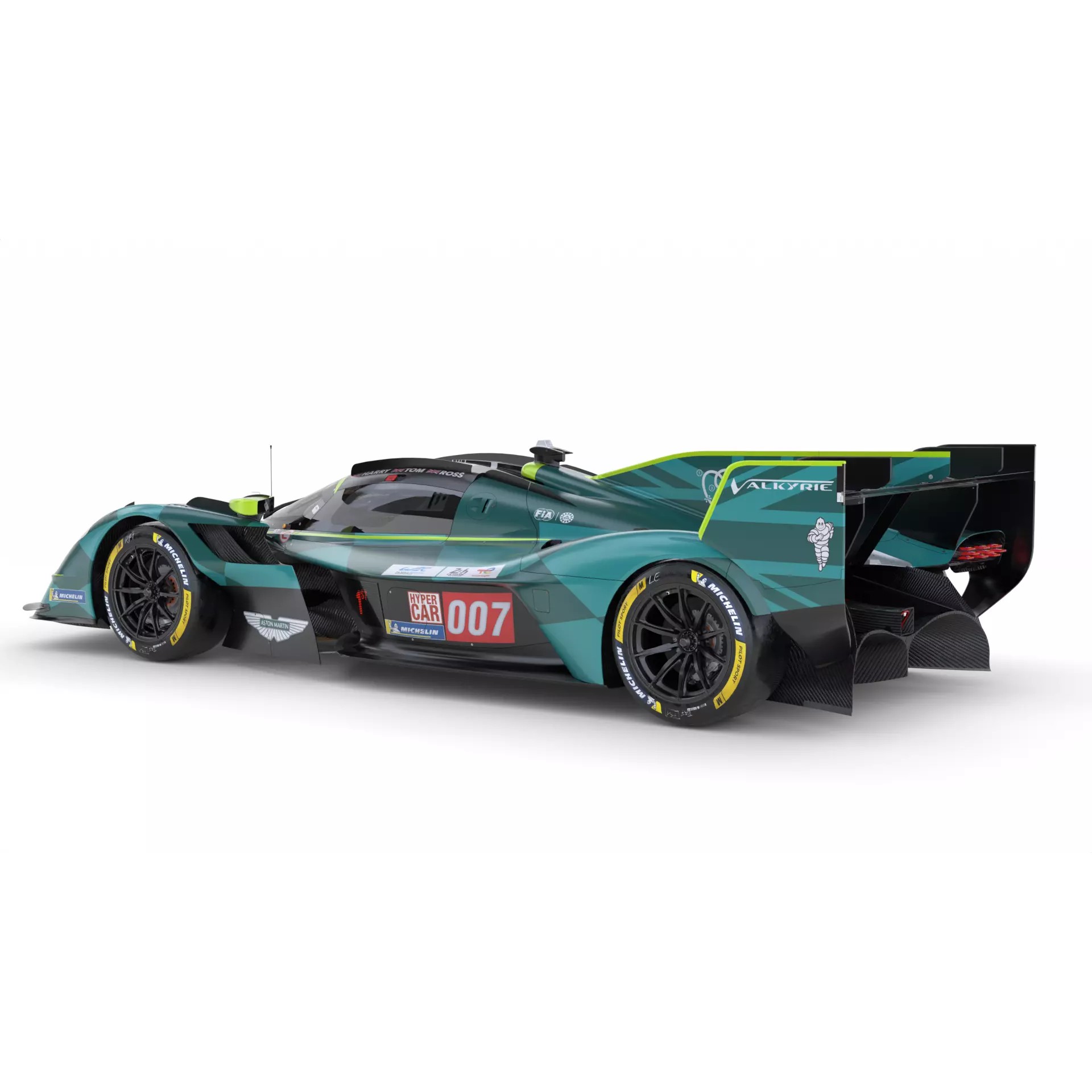 Aston Martin Valkyrie AMR LMH 2025 - Game-Ready 3D Model - View 10