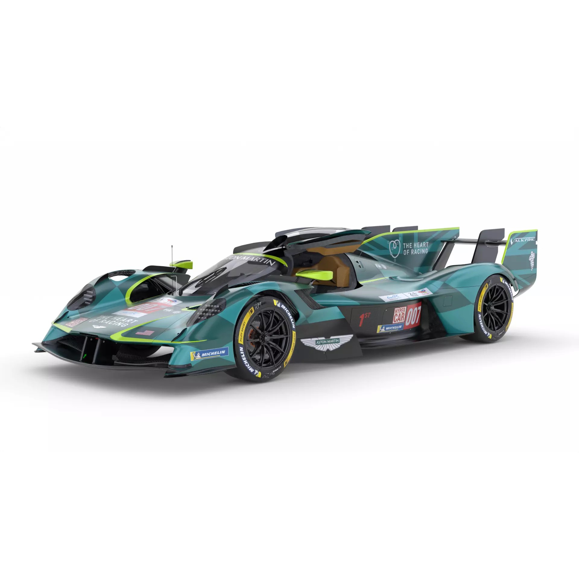 Aston Martin Valkyrie AMR LMH 2025 - Game-Ready 3D Model - View 12