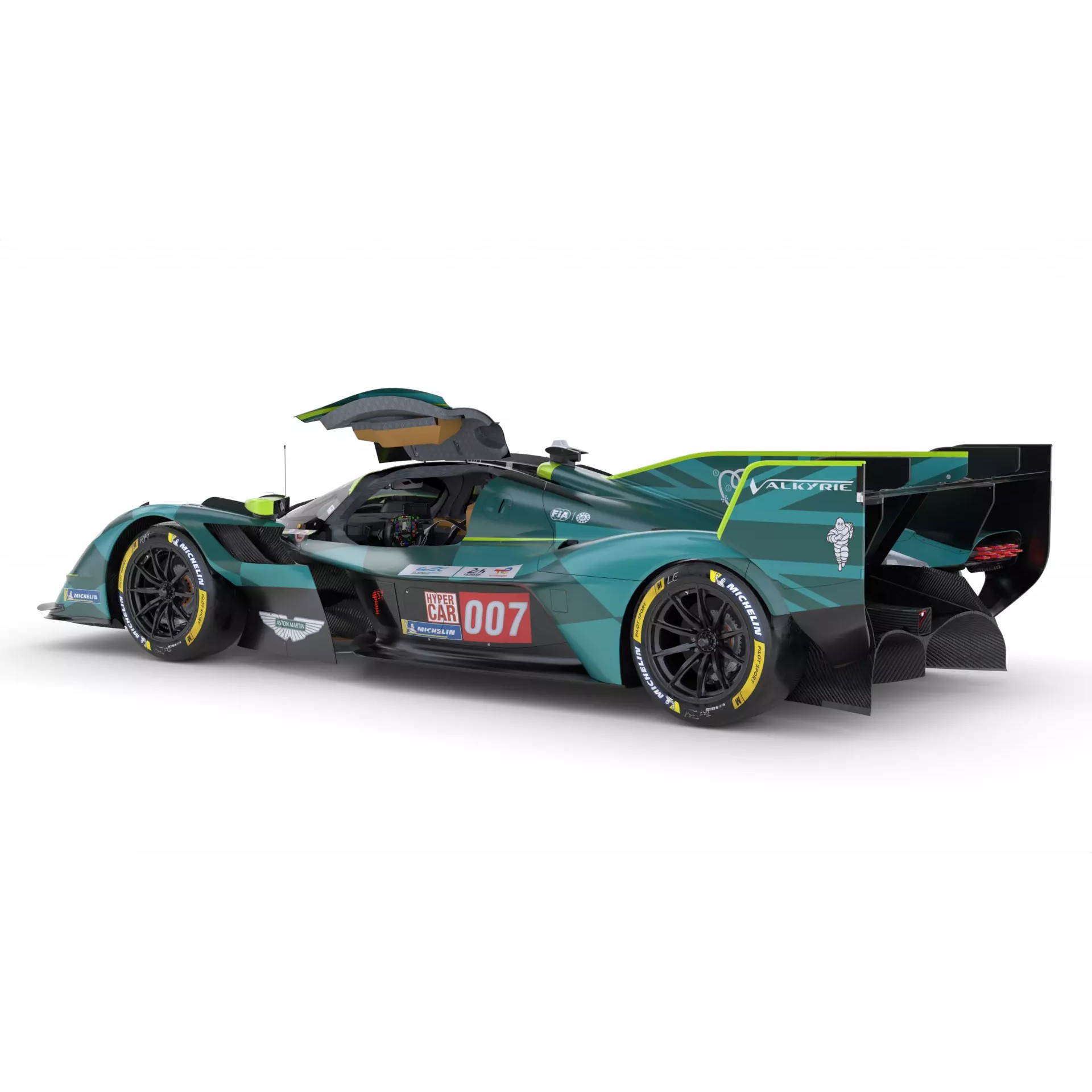 Aston Martin Valkyrie AMR LMH 2025 - Game-Ready 3D Model - View 13