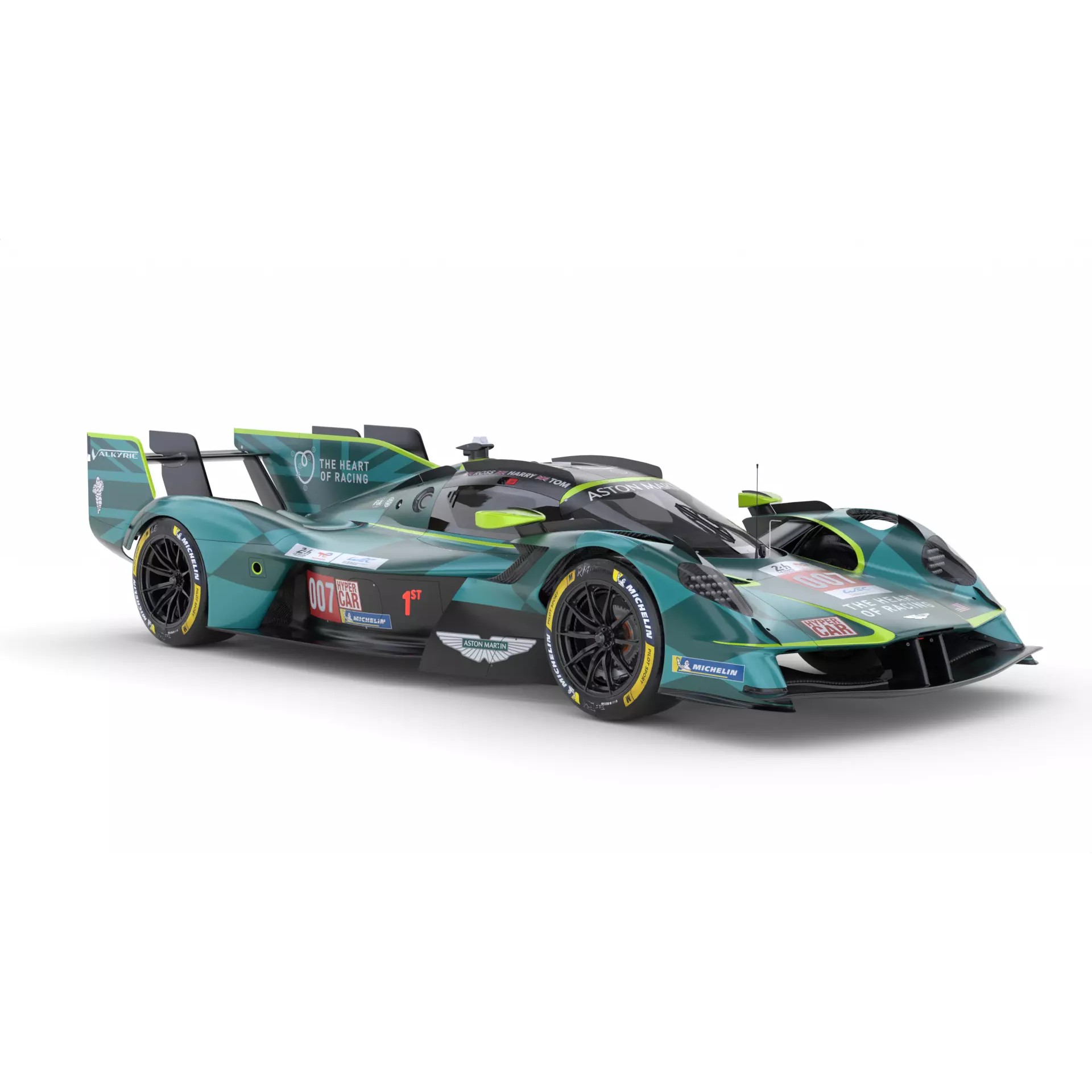 Aston Martin Valkyrie AMR LMH 2025 - Game-Ready 3D Model - View 14