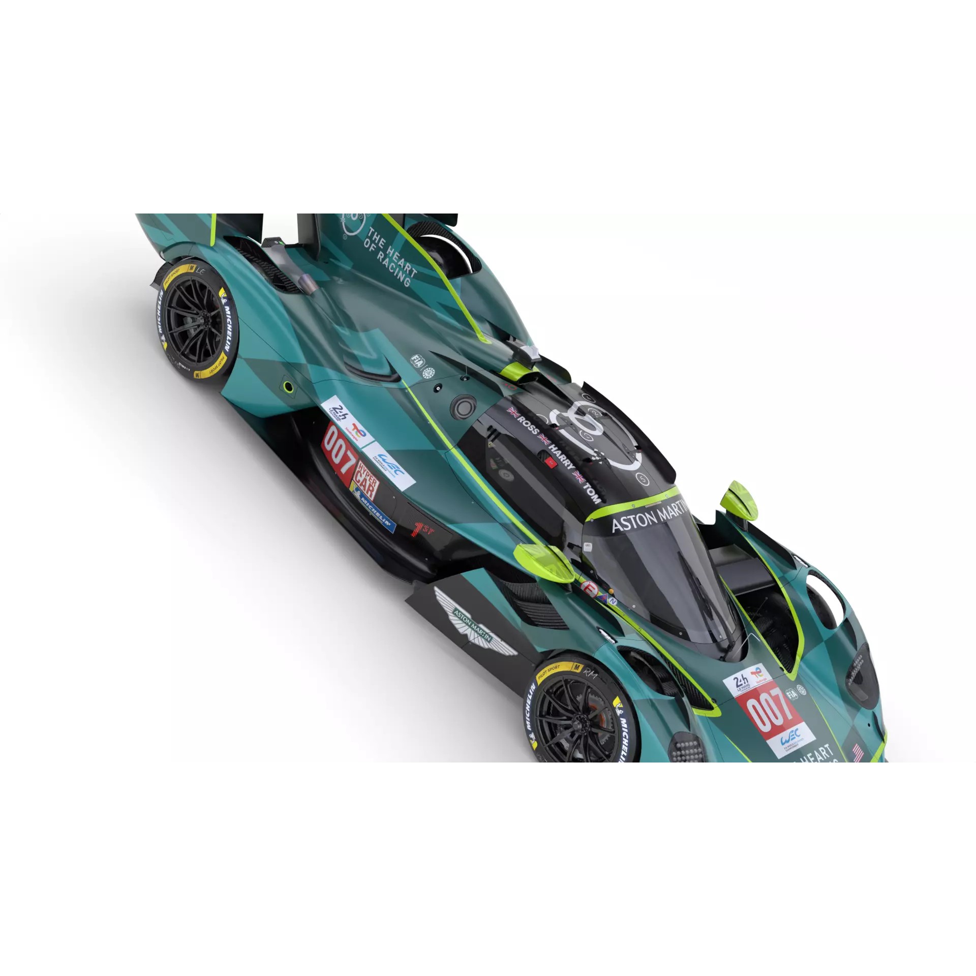 Aston Martin Valkyrie AMR LMH 2025 - Game-Ready 3D Model - View 16