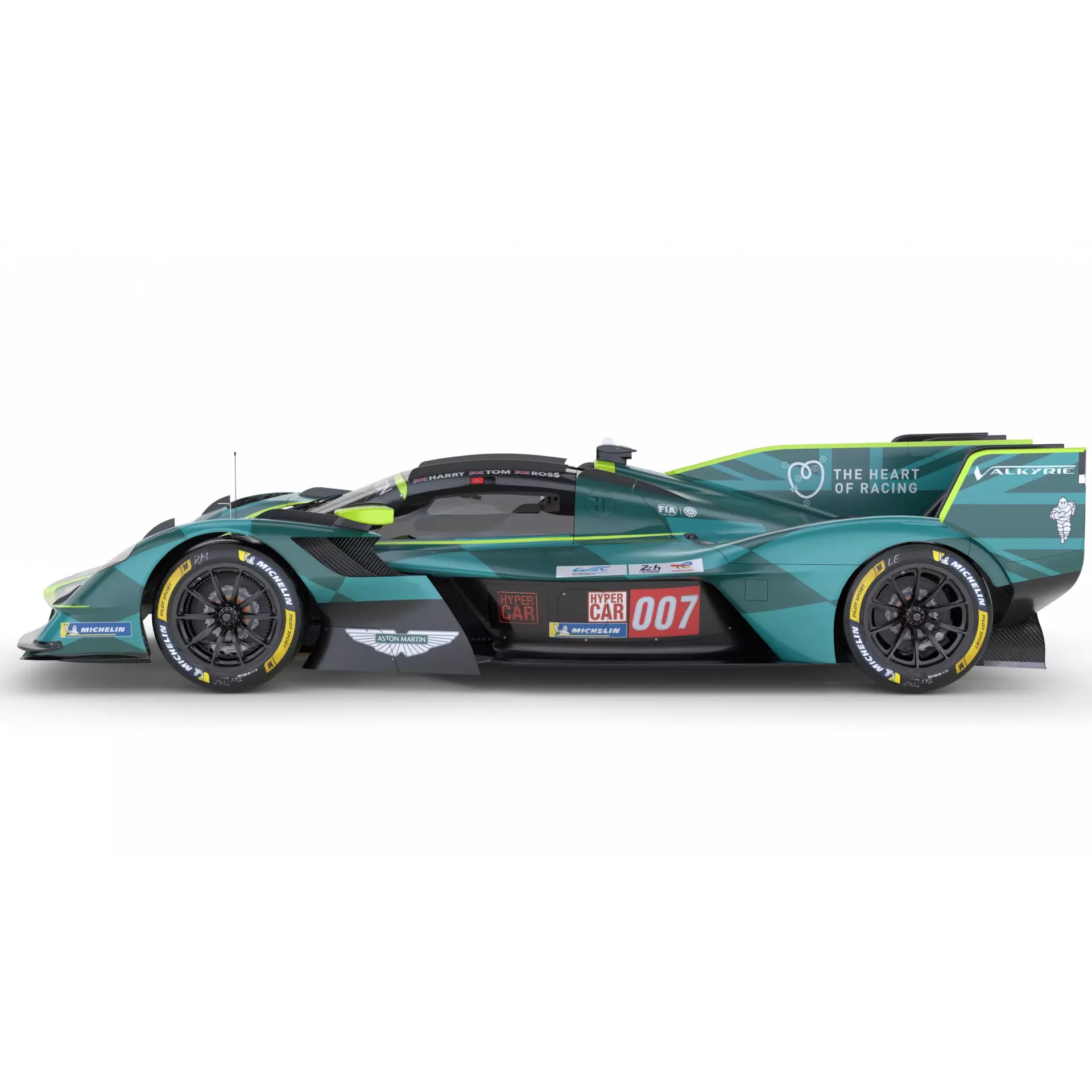 Aston Martin Valkyrie AMR LMH 2025 - Game-Ready 3D Model - View 6