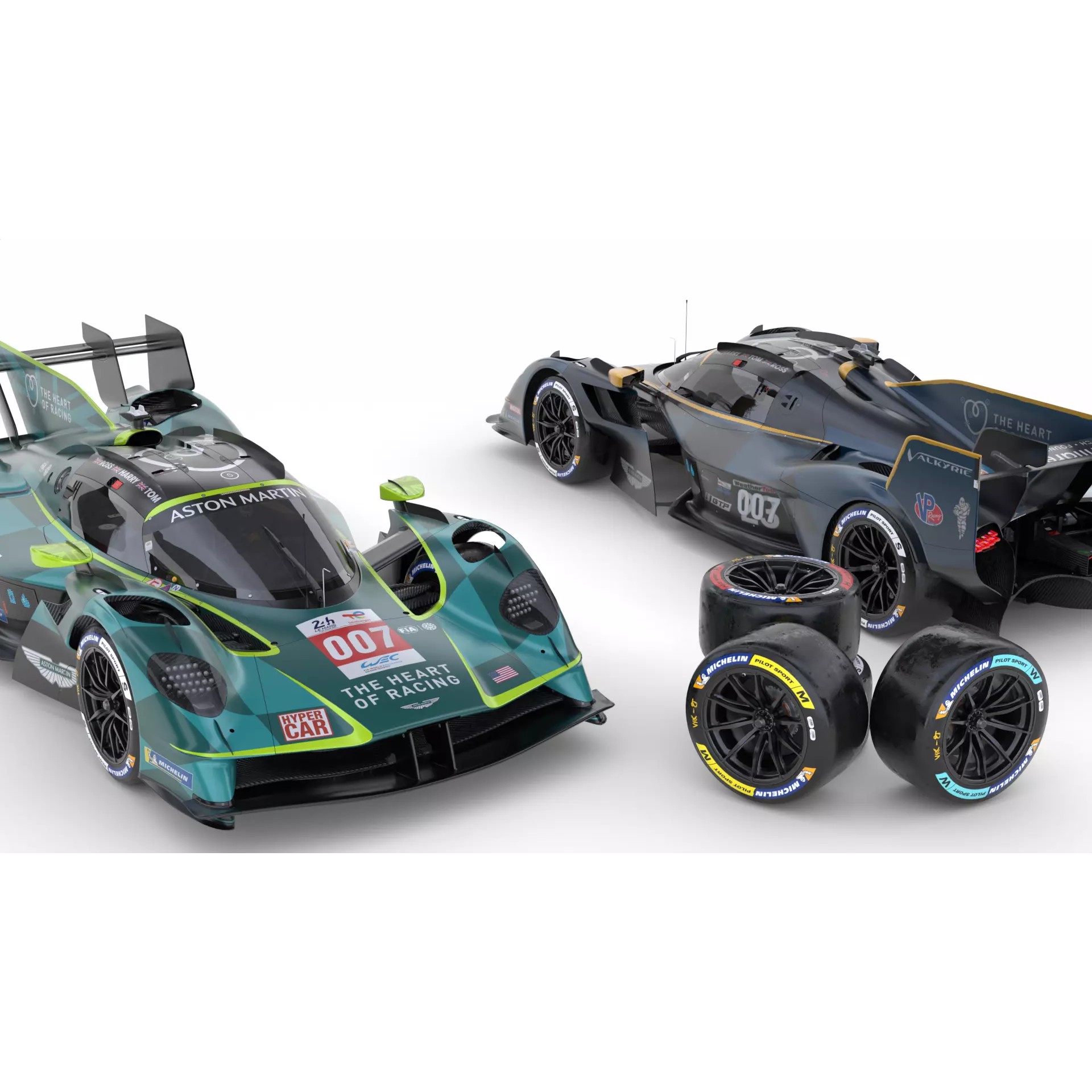 Aston Martin Valkyrie AMR LMH 2025 - Game-Ready 3D Model - View 9