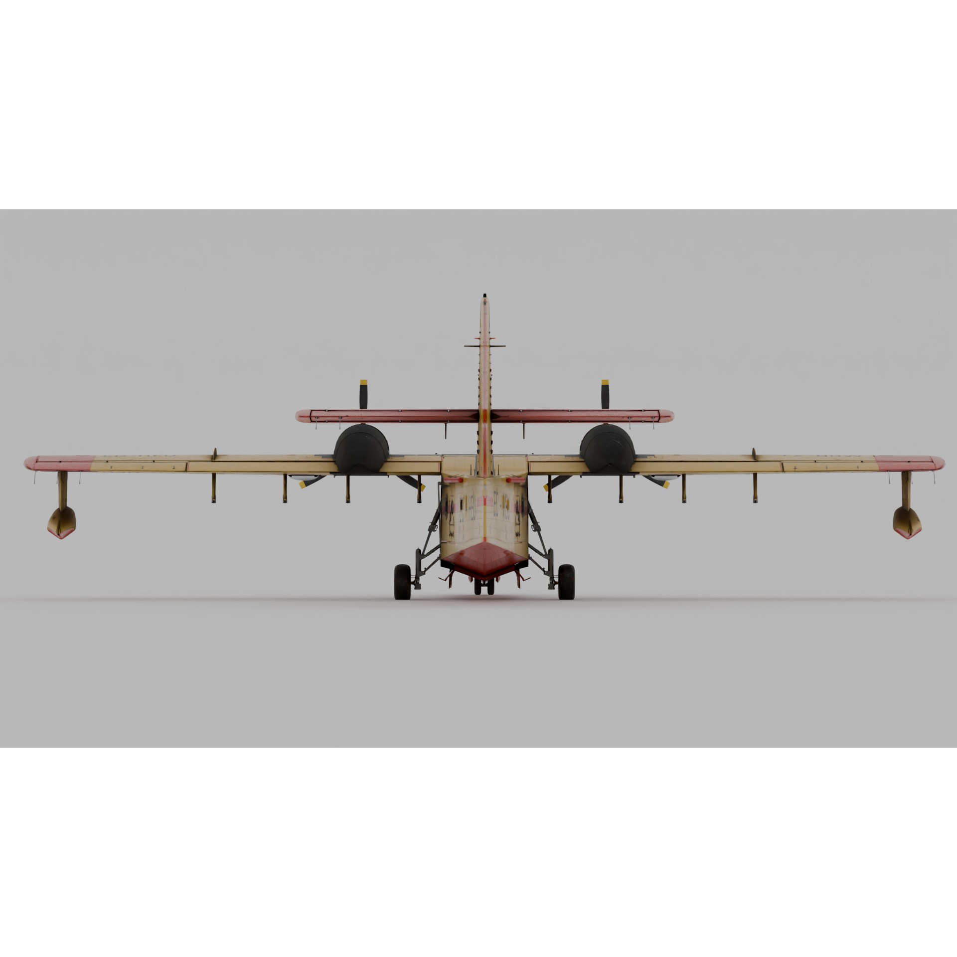 Canadair CL-215 - High-Poly 3D Model - View 5