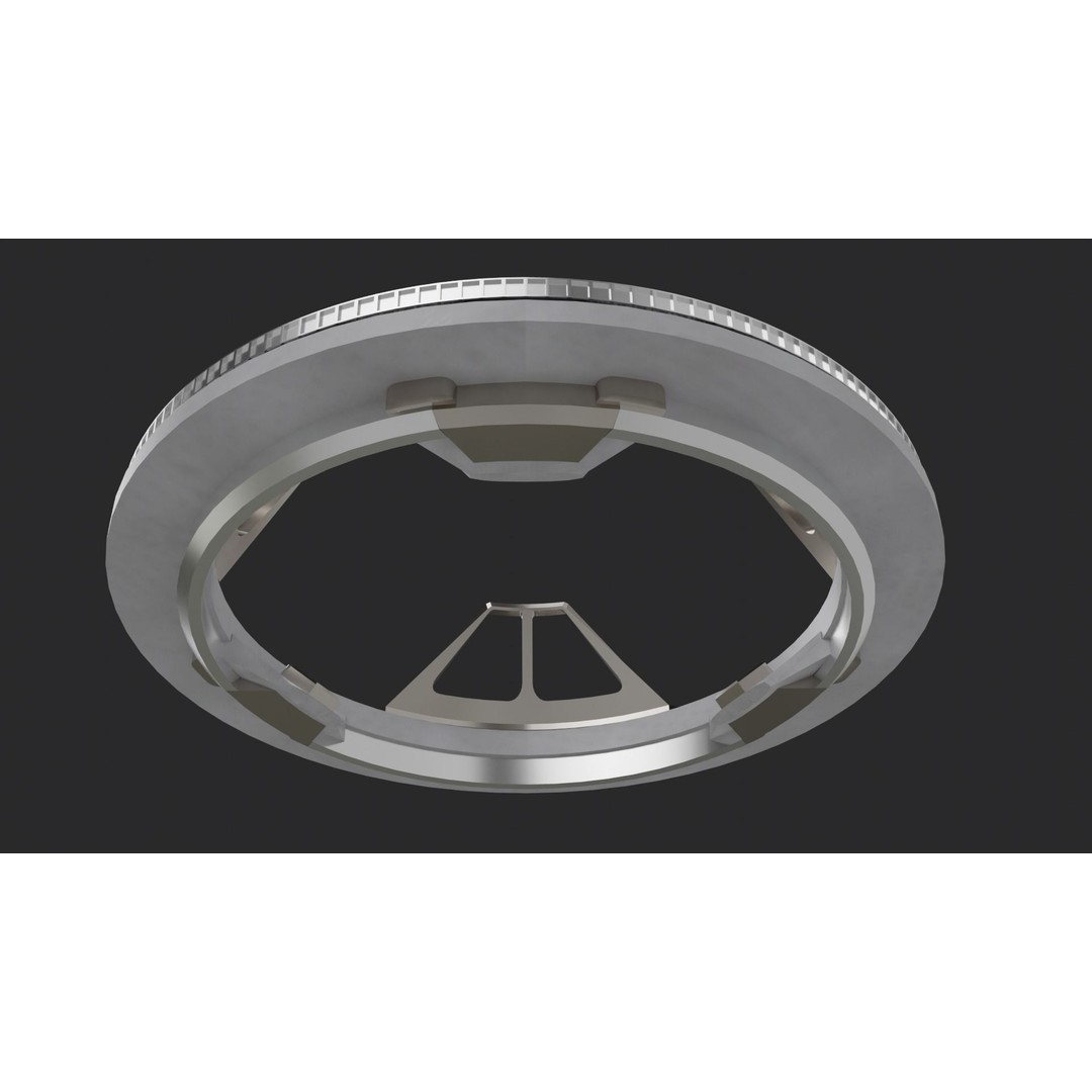 IDSS Docking Port 3D Model – PBR Textured Spacecraft Adapter, FBX - View 13