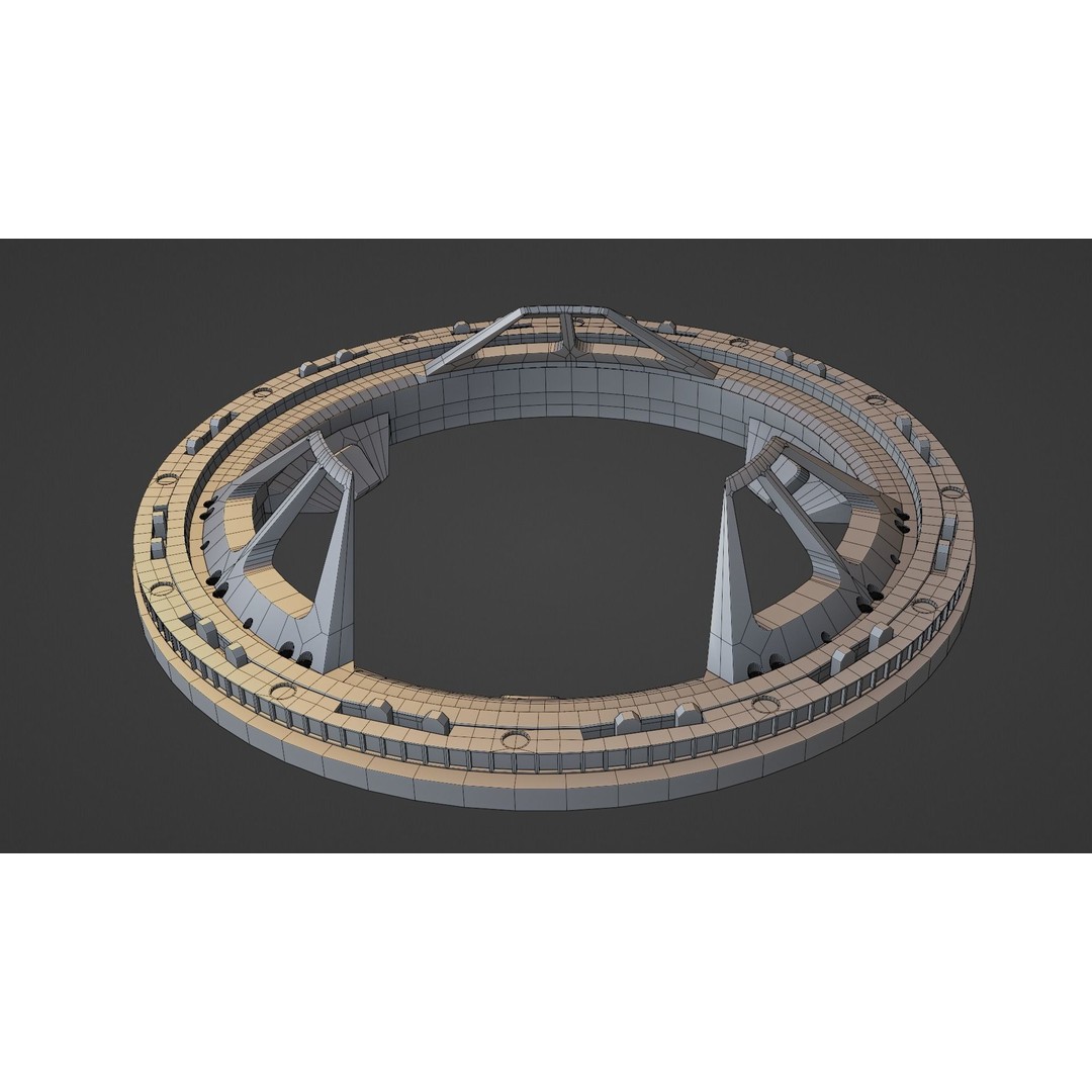 IDSS Docking Port 3D Model – PBR Textured Spacecraft Adapter, FBX - View 8