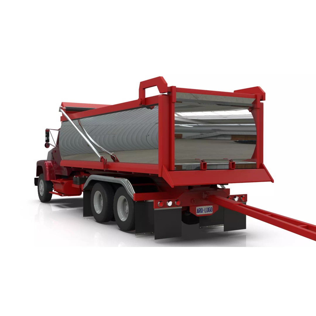 L9000 Transfer Dump Truck 3D Model – Historical Hood Variants, Blender - View 10