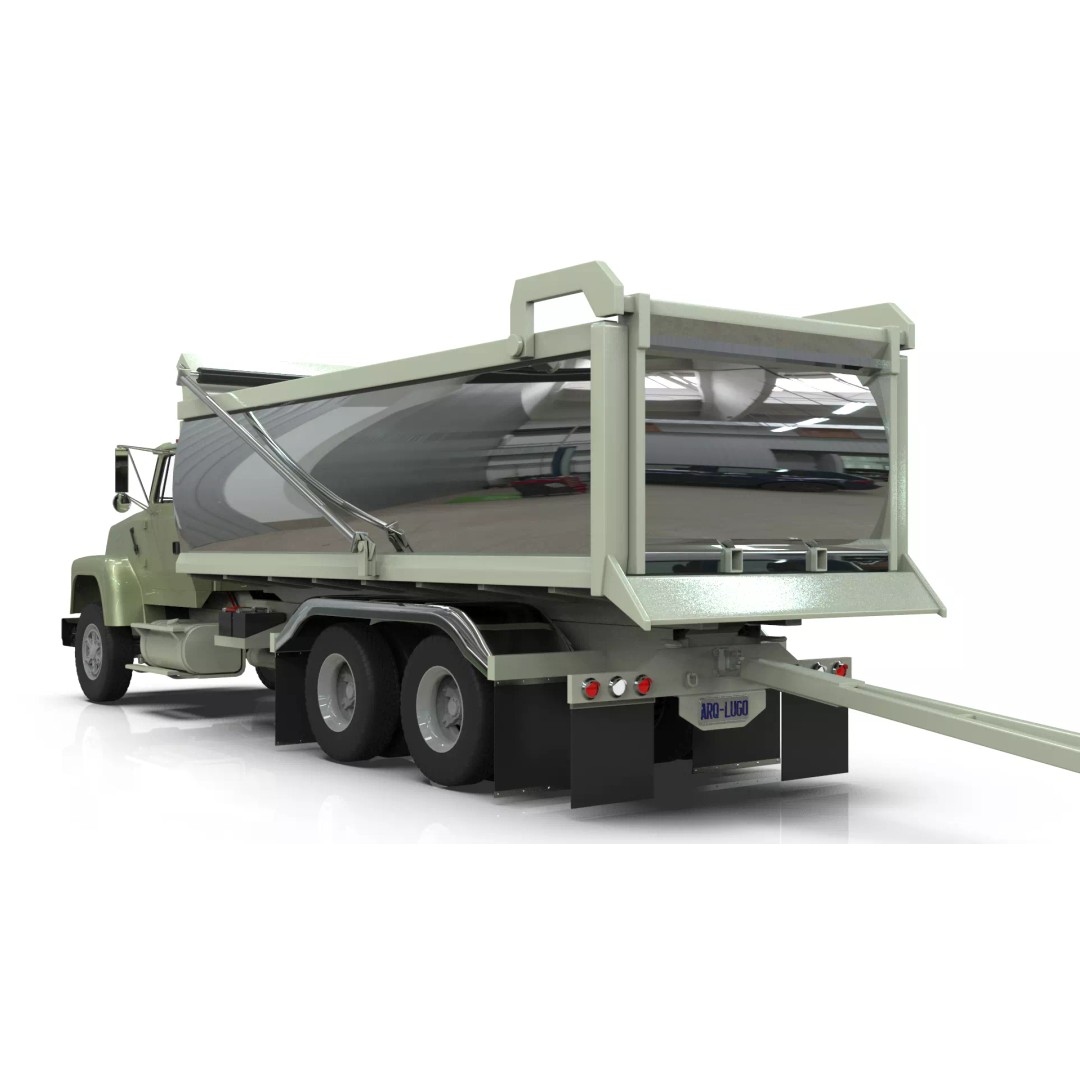 L9000 Transfer Dump Truck 3D Model – Historical Hood Variants, Blender - View 17