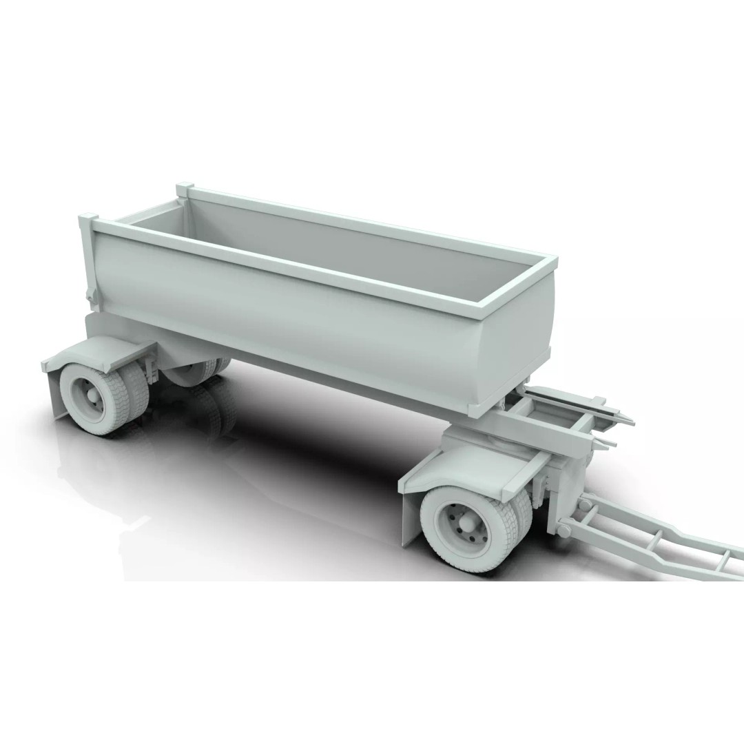L9000 Transfer Dump Truck 3D Model – Historical Hood Variants, Blender - View 21