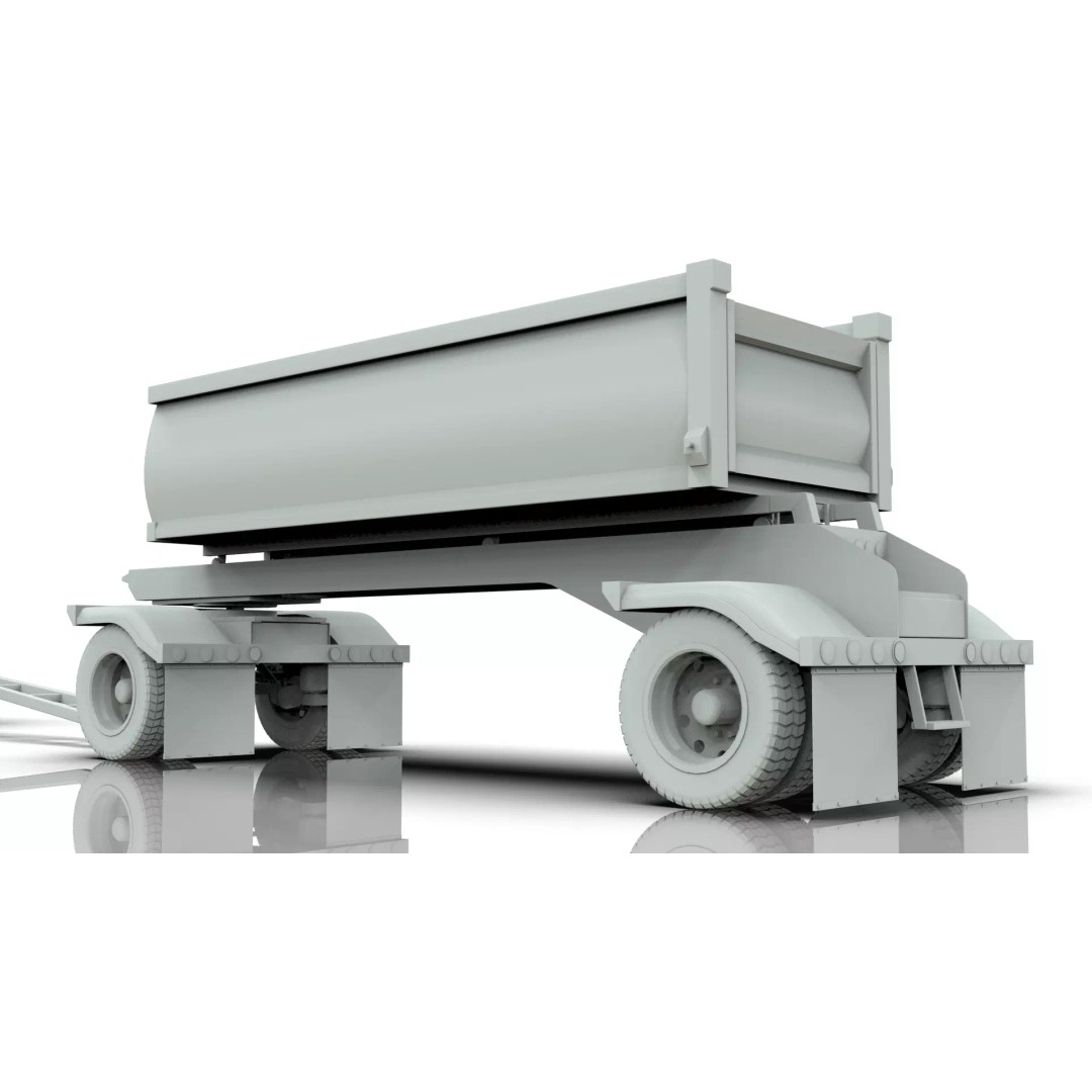 L9000 Transfer Dump Truck 3D Model – Historical Hood Variants, Blender - View 22