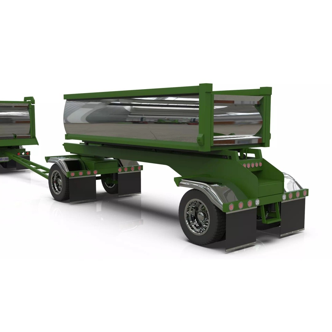 L9000 Transfer Dump Truck 3D Model – Historical Hood Variants, Blender - View 5