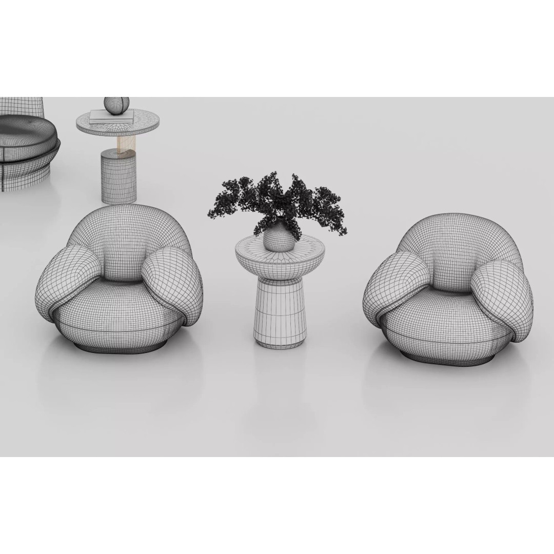 Luxury Spa Equipment 3D Model – Low Poly Rigged Collection for Archviz - View 21