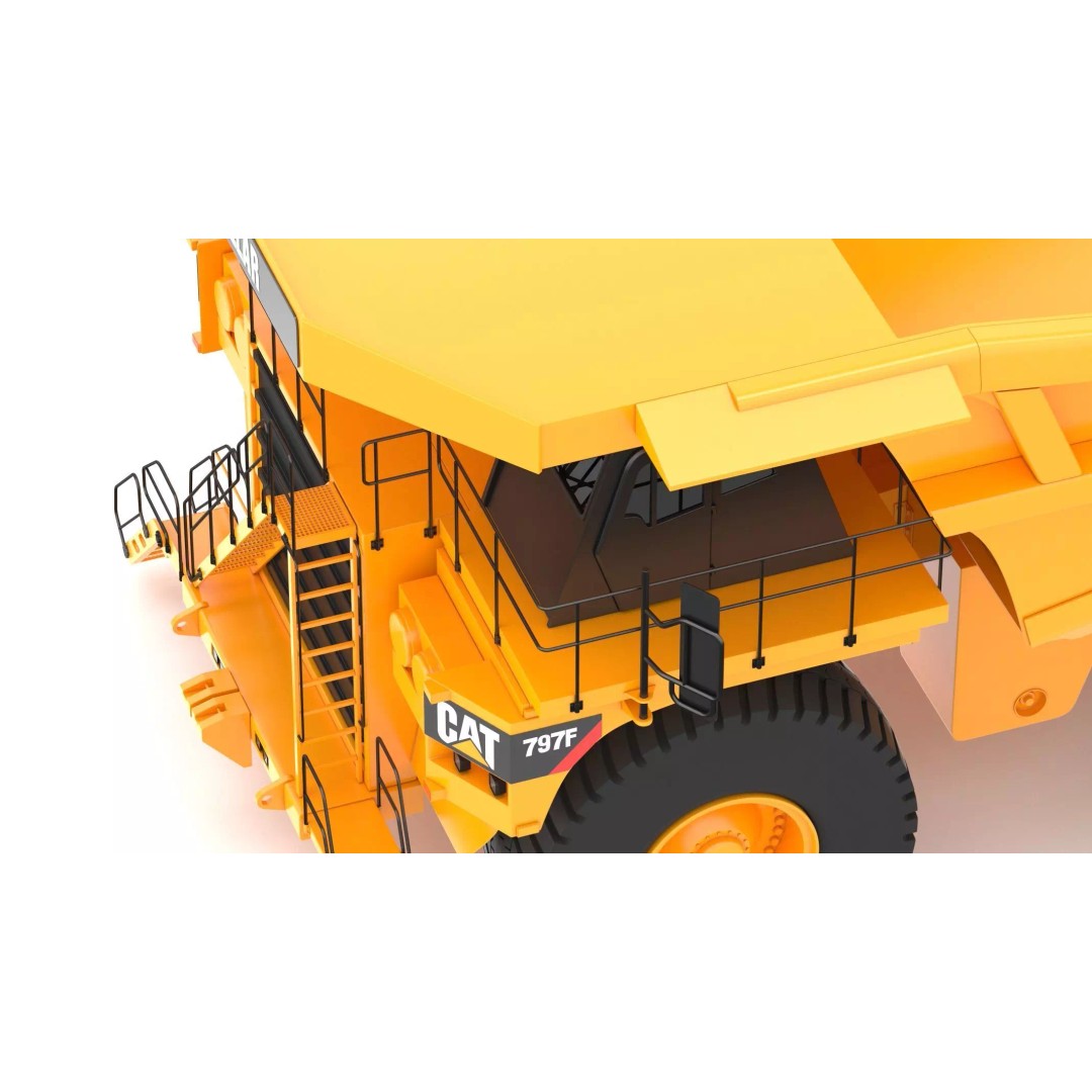 797F Mining Truck 3D Model – High Poly Industrial Hauler, FBX, PBR - View 21