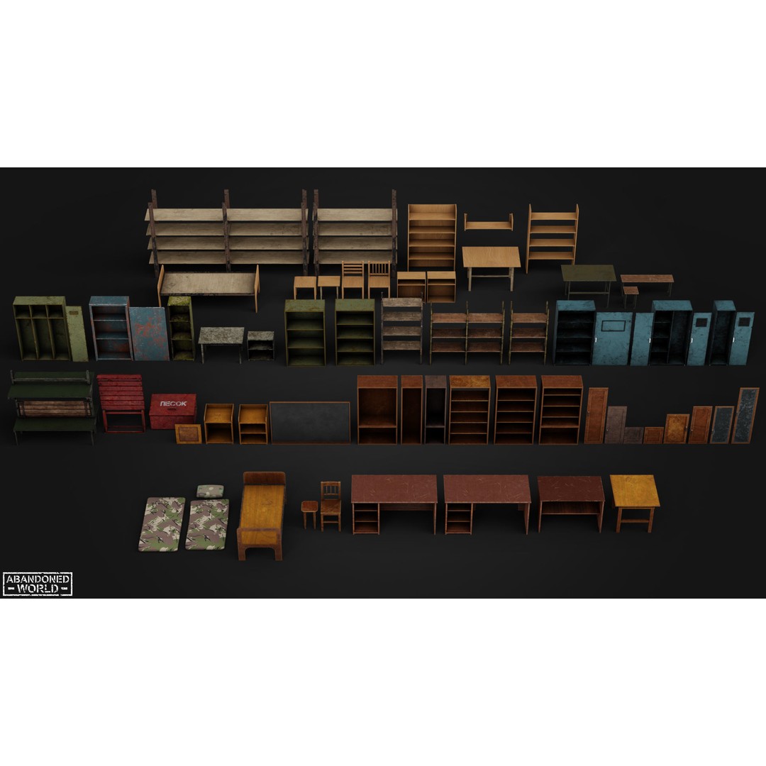 Industrial Props Pack 3D Model – Low Poly Game Ready Assets for Unity & Unreal - View 13