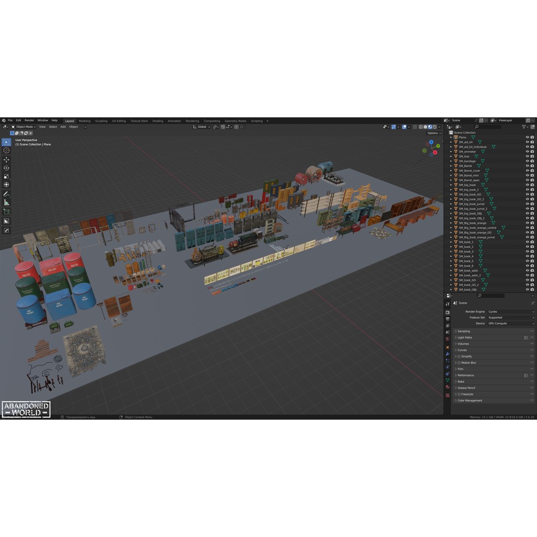 Industrial Props Pack 3D Model – Low Poly Game Ready Assets for Unity & Unreal - View 17