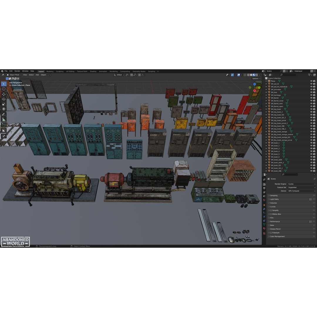Industrial Props Pack 3D Model – Low Poly Game Ready Assets for Unity & Unreal - View 18