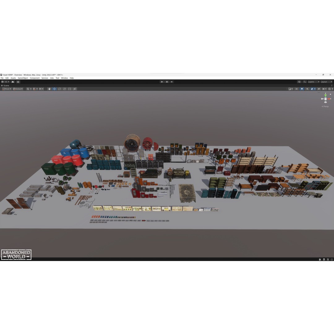 Industrial Props Pack 3D Model – Low Poly Game Ready Assets for Unity & Unreal - View 26