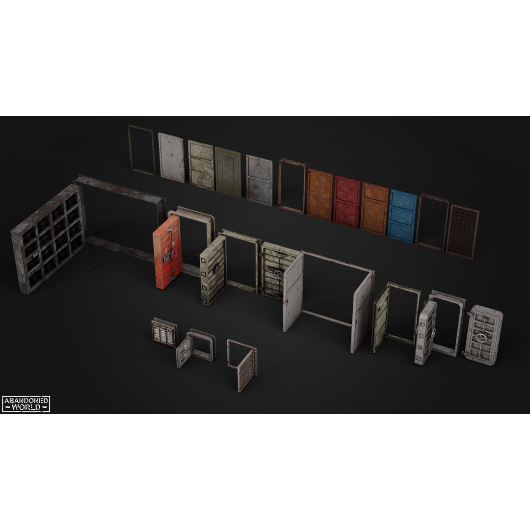 Industrial Props Pack 3D Model – Low Poly Game Ready Assets for Unity & Unreal - View 9