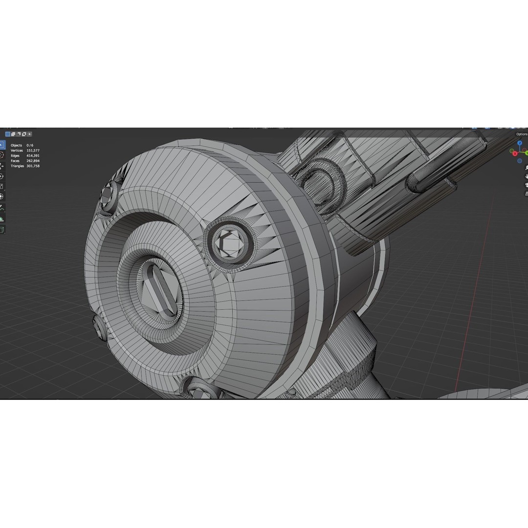 Industrial Robot Arm 3D Model – High Poly PBR Asset for Animation - View 34