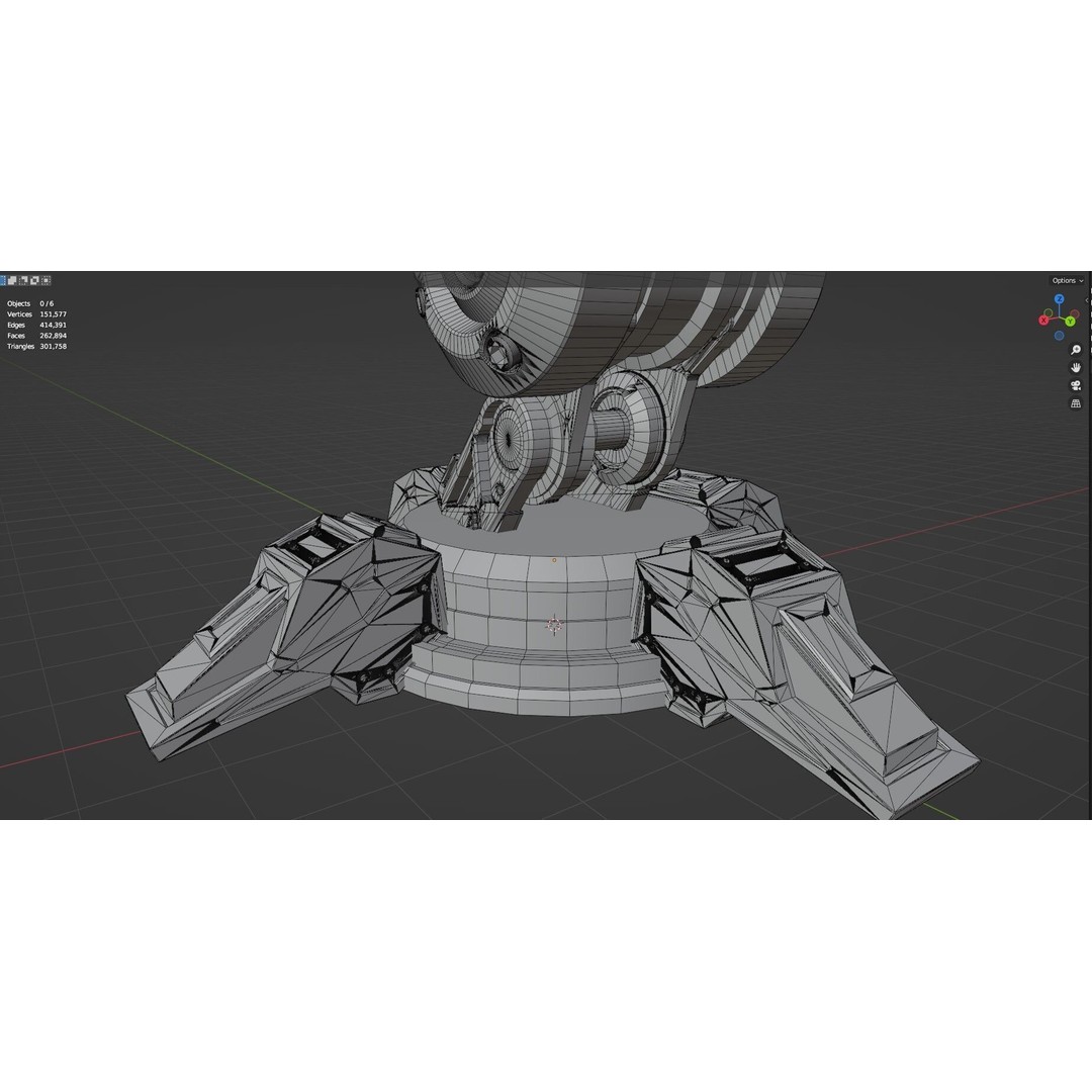 Industrial Robot Arm 3D Model – High Poly PBR Asset for Animation - View 35