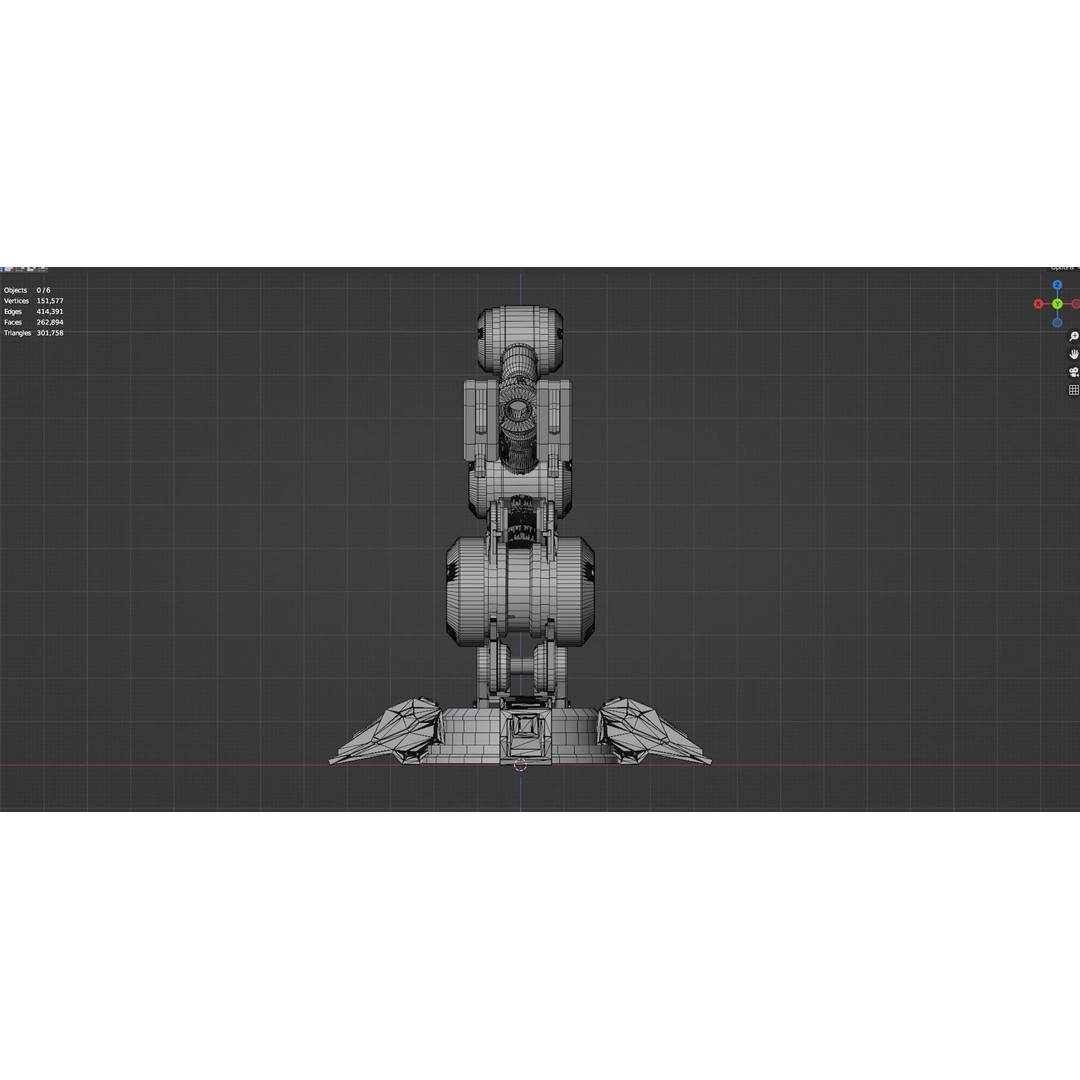 Industrial Robot Arm 3D Model – High Poly PBR Asset for Animation - View 43