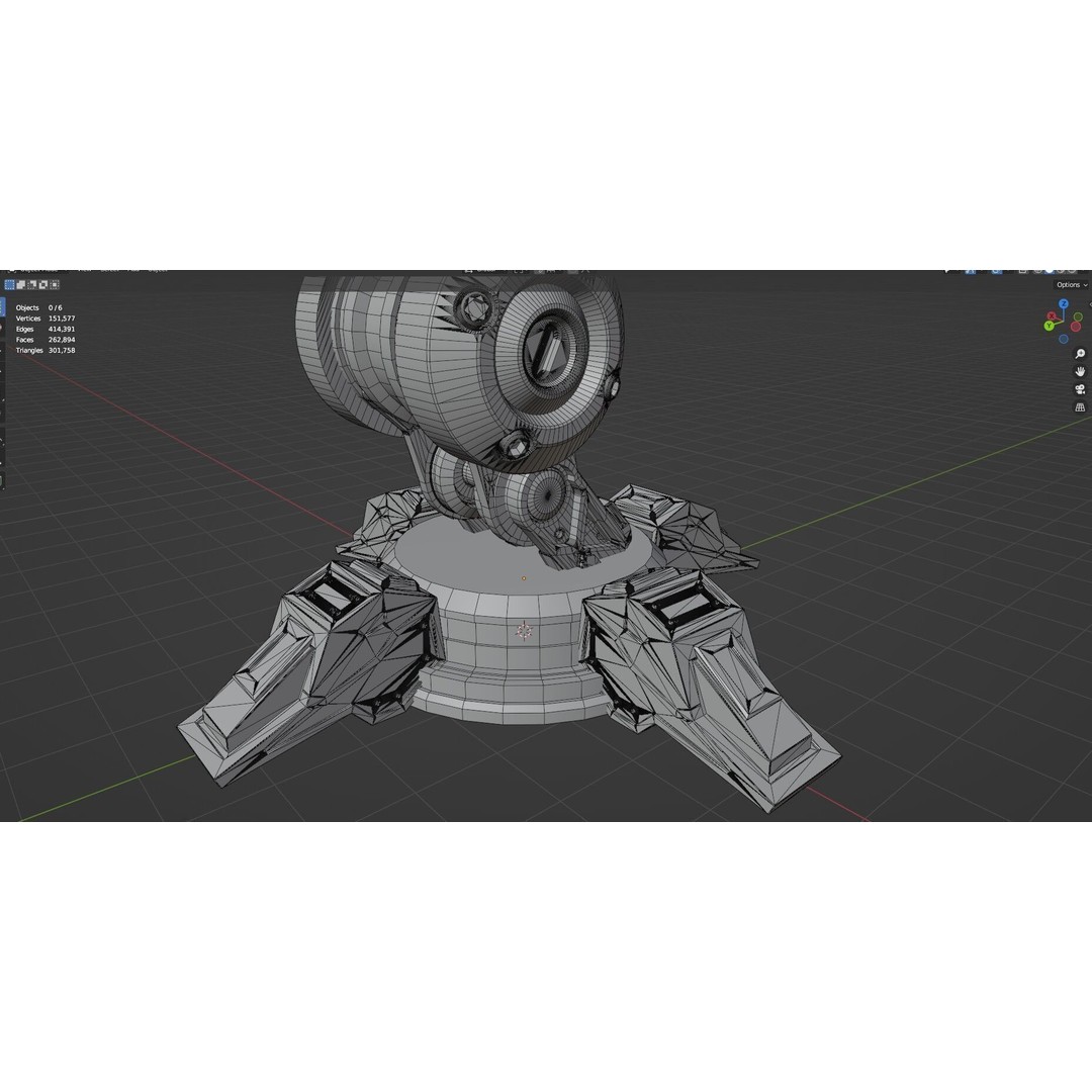 Industrial Robot Arm 3D Model – High Poly PBR Asset for Animation - View 46