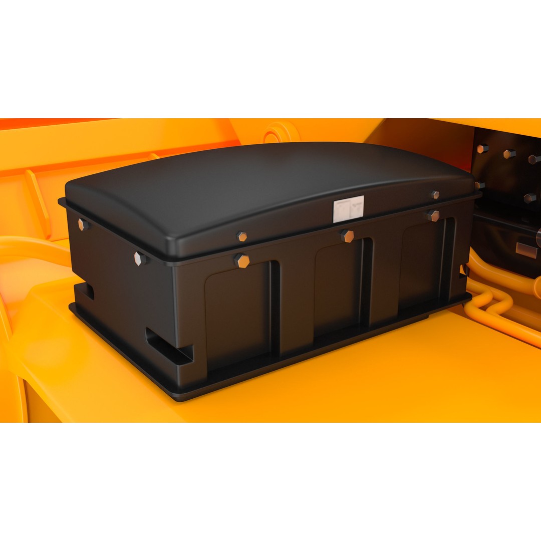 Generic Scraper 3D Model – Rigged Industrial Vehicle for Animation - View 47