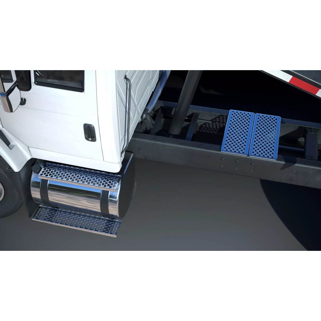 International Workstar 7600 Dump Truck 3D Model – Low Poly Game Asset, FBX - View 13