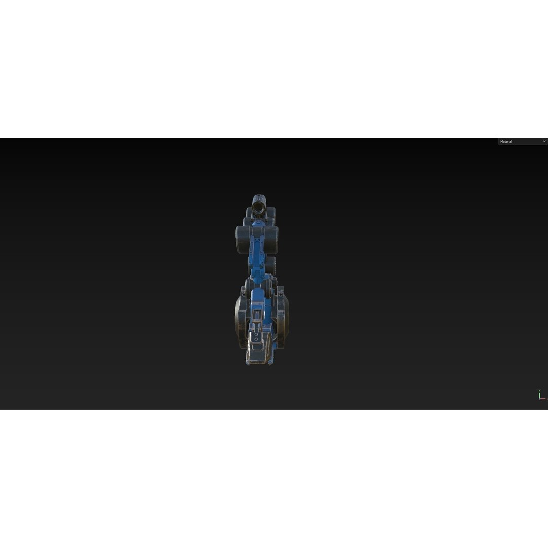 Industrial Robot Arm 3D Model – Textured PBR Asset for Animation - View 32