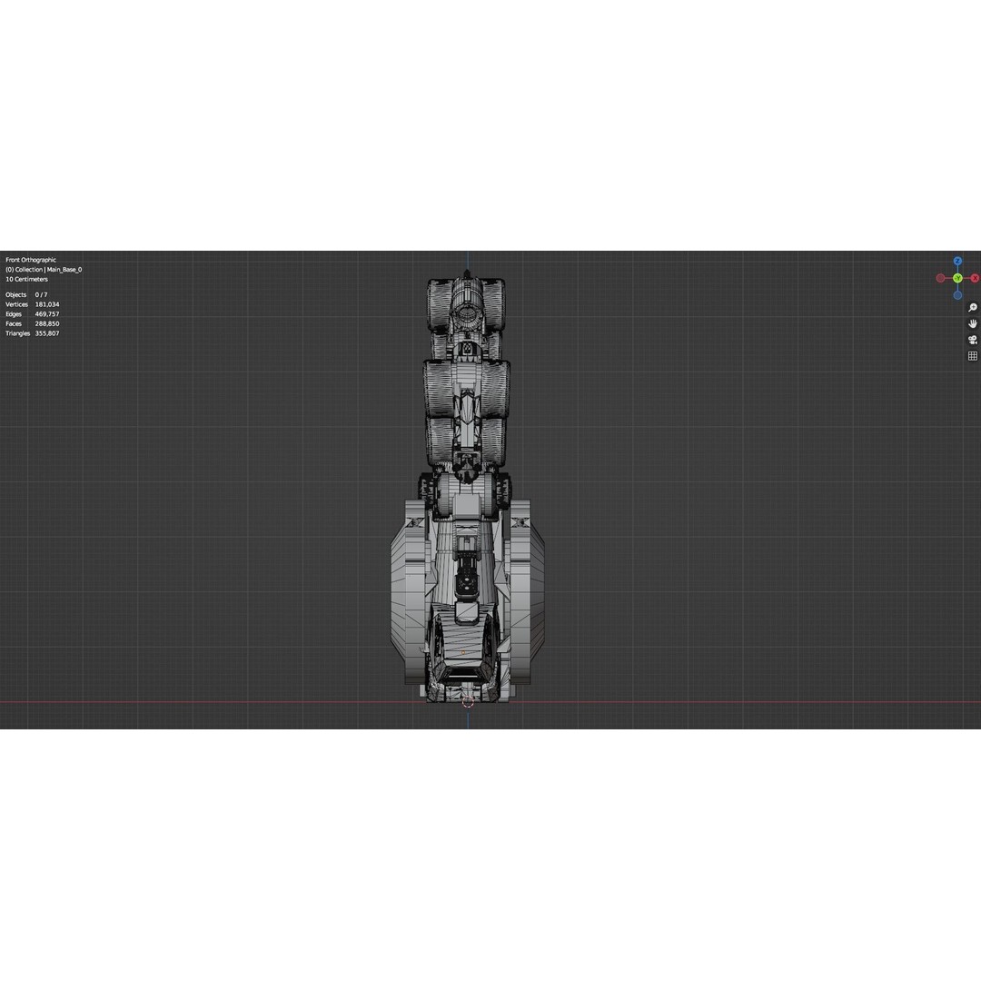 Industrial Robot Arm 3D Model – Textured PBR Asset for Animation - View 41