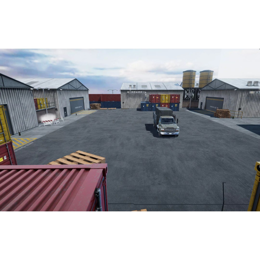Flatbed Truck 3D Model – Low Poly Game Asset, Unity, FBX - View 25