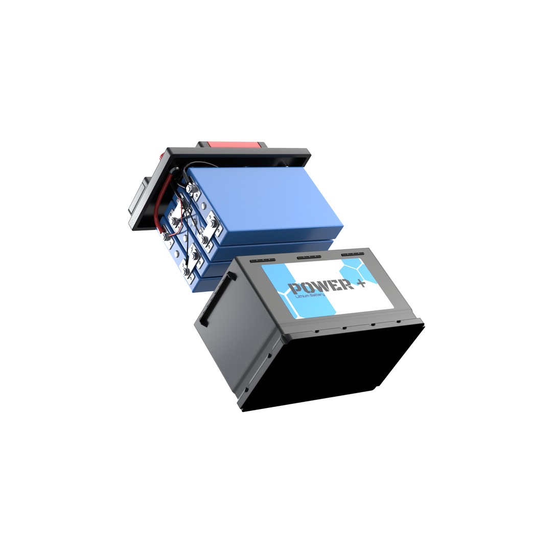 Lithium Car Battery 3D Model – Low Poly PBR Asset for Games, FBX, OBJ - View 10