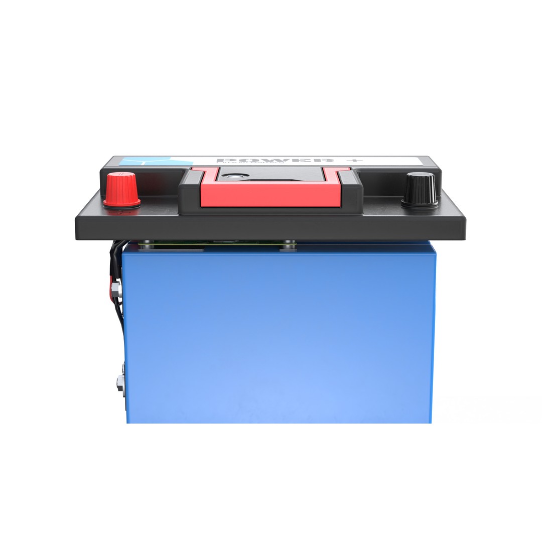Lithium Car Battery 3D Model – Low Poly PBR Asset for Games, FBX, OBJ - View 14