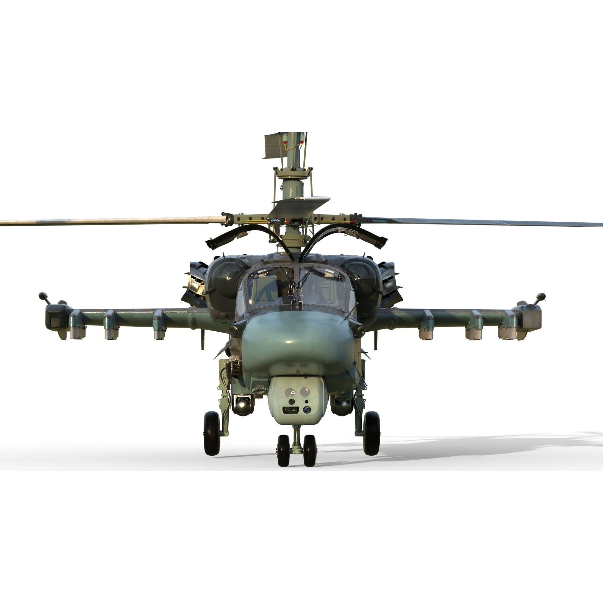 Ka-52 Attack Helicopter - Game-Ready 3D Model - View 15