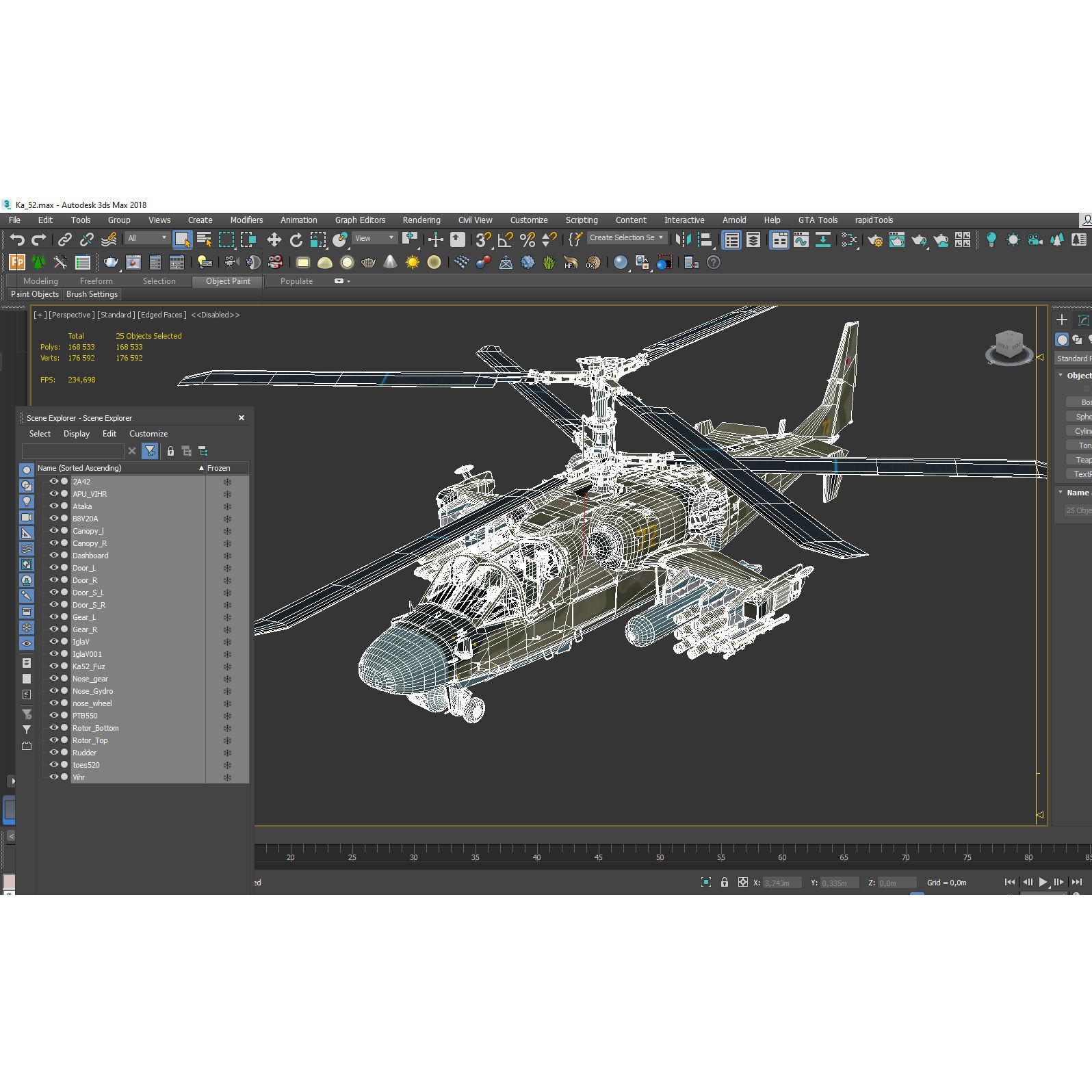 Ka-52 Attack Helicopter - Game-Ready 3D Model - View 28